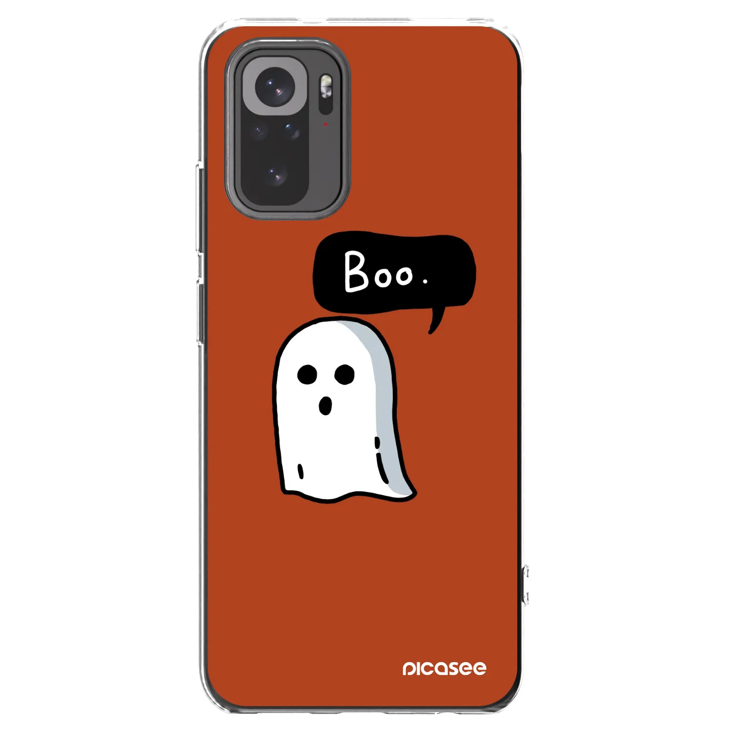 Picasee husă transparentă din silicon pentru Xiaomi Redmi Note 10 - Boo