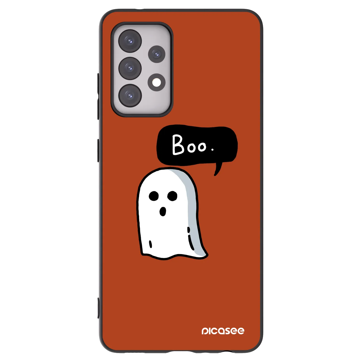 Picasee husă neagră din silicon pentru Samsung Galaxy A52 5G A525F - Boo