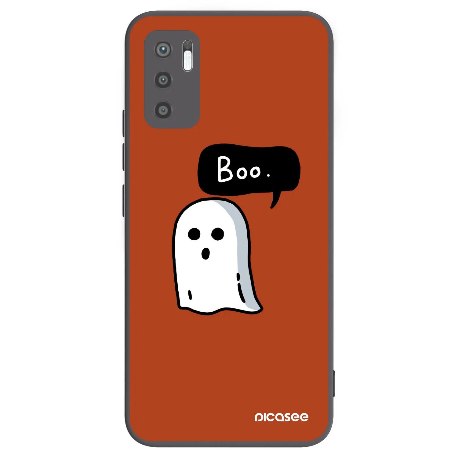 Picasee husă neagră din silicon pentru Xiaomi Redmi Note 10 5G - Boo