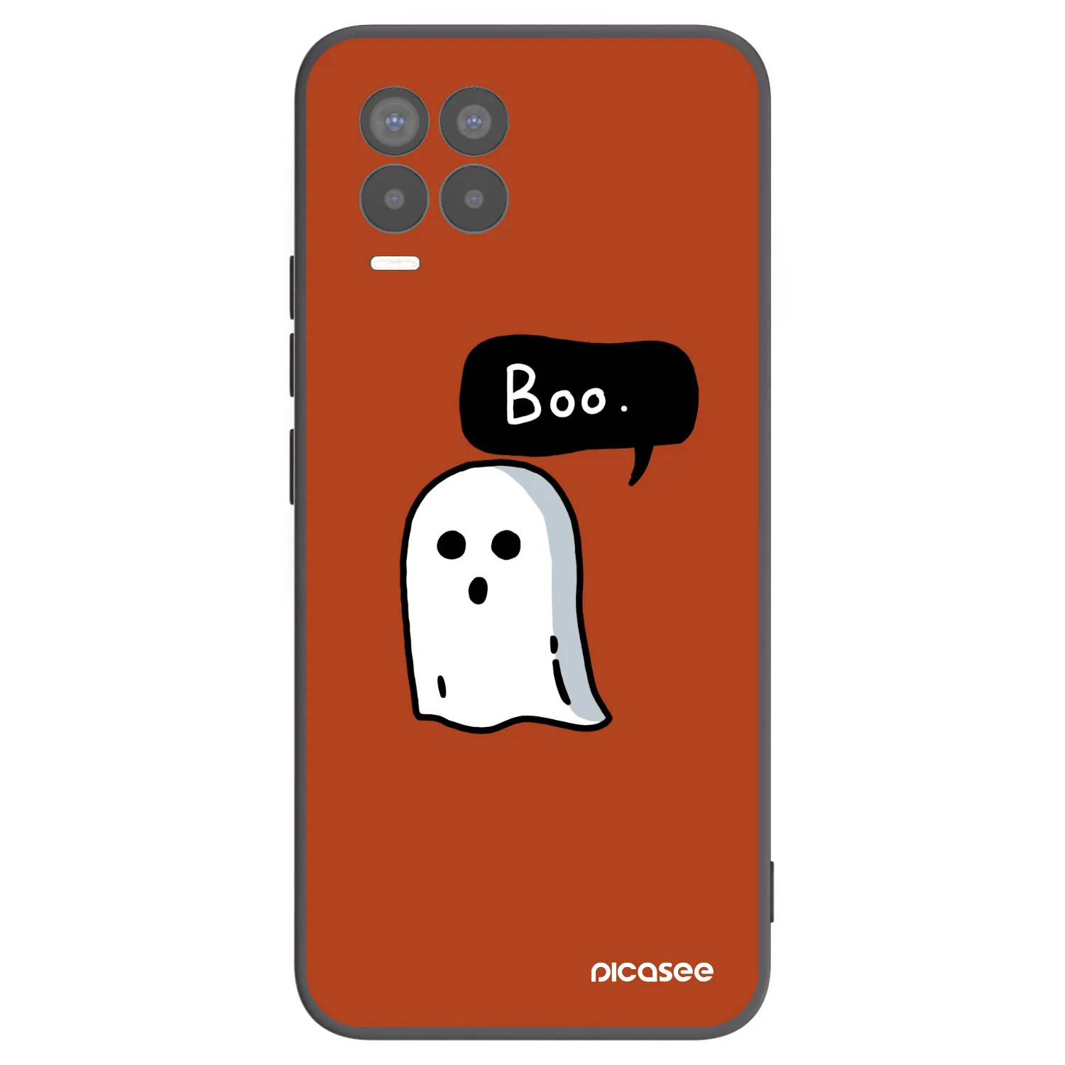 Picasee husă neagră din silicon pentru Realme 8 Pro - Boo
