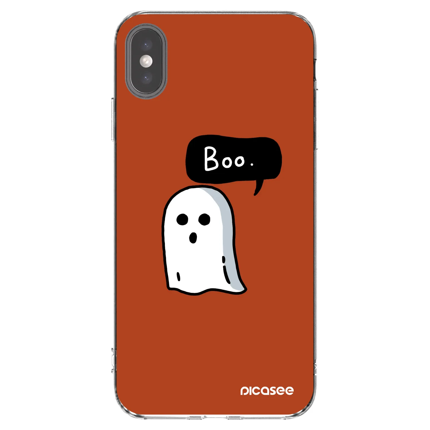 Picasee husă transparentă din silicon pentru Apple iPhone XS Max - Boo