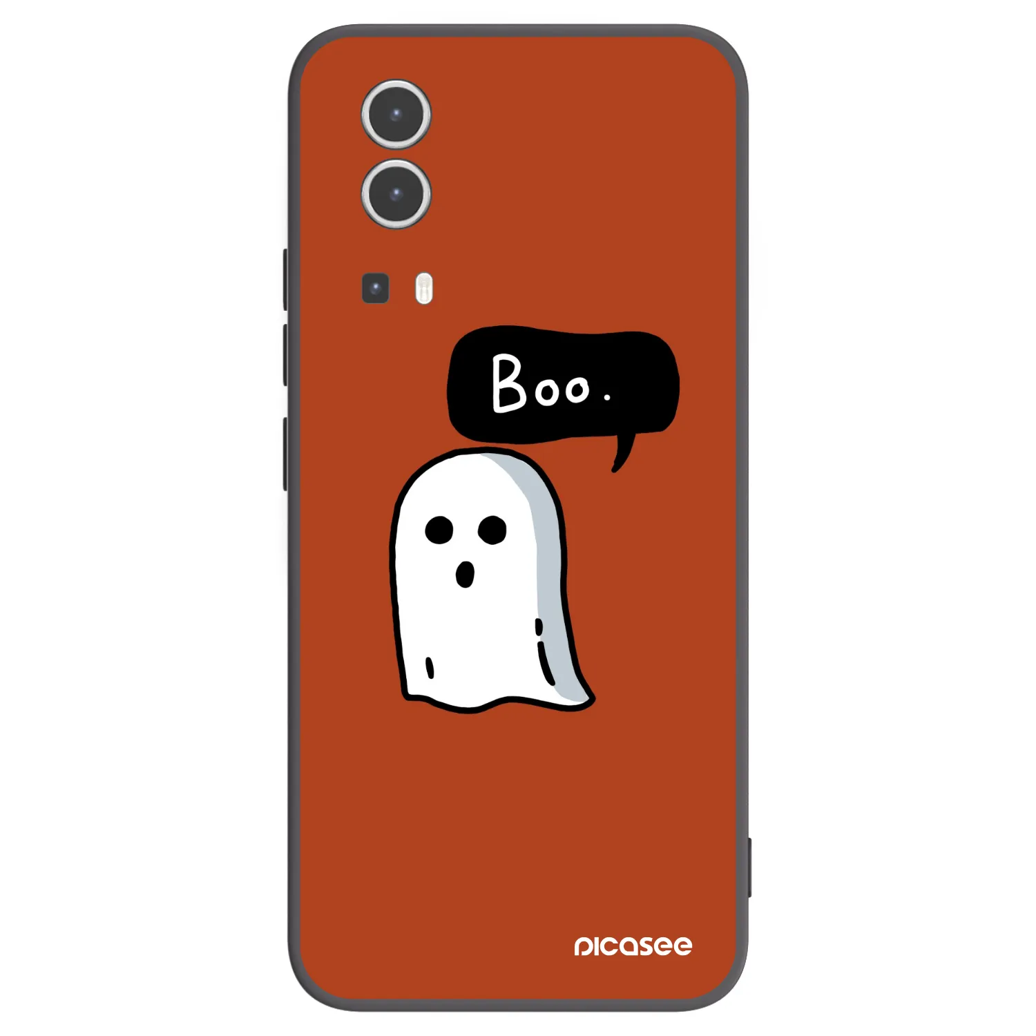 Picasee husă neagră din silicon pentru Vivo Y72 5G - Boo