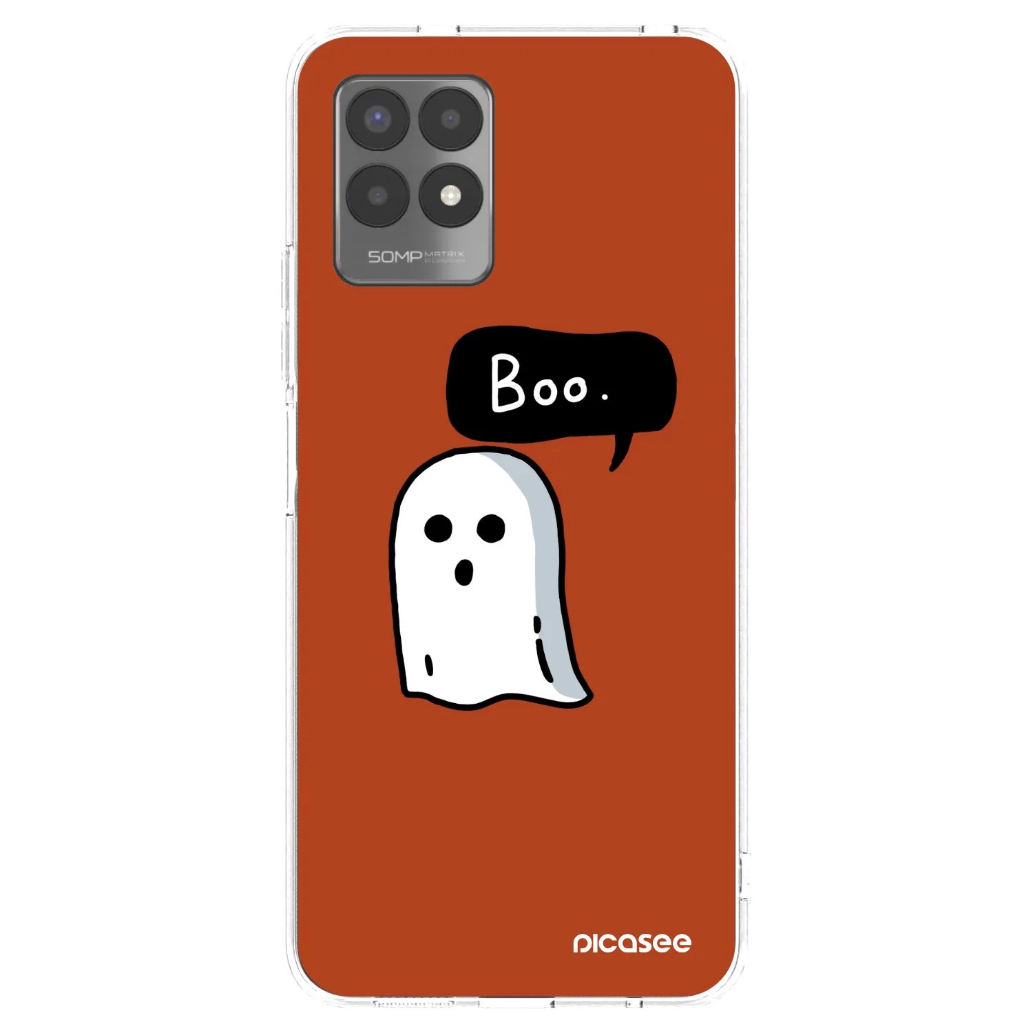 Picasee husă transparentă din silicon pentru Realme 8i - Boo