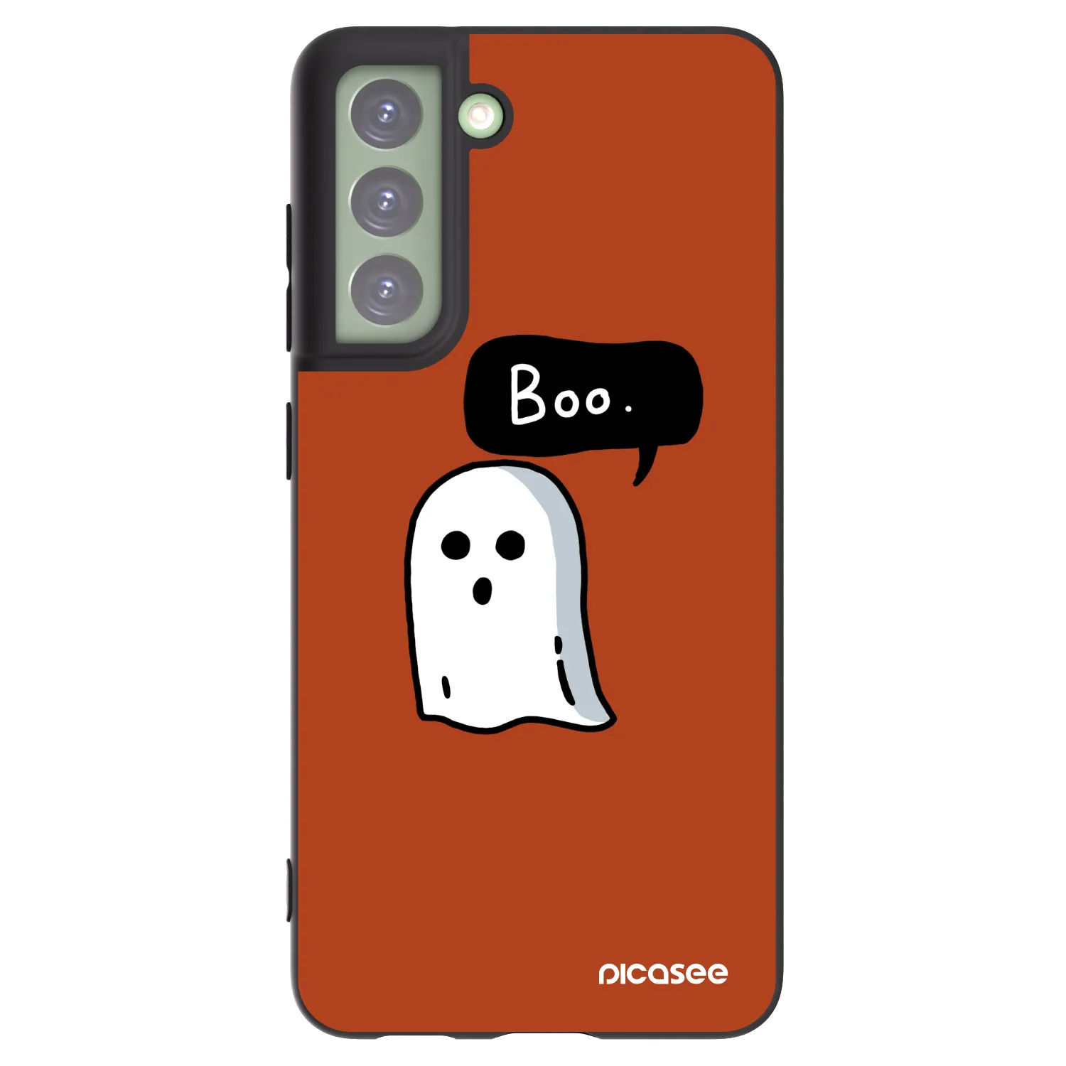 Picasee husă neagră din silicon pentru Samsung Galaxy S21 FE 5G - Boo