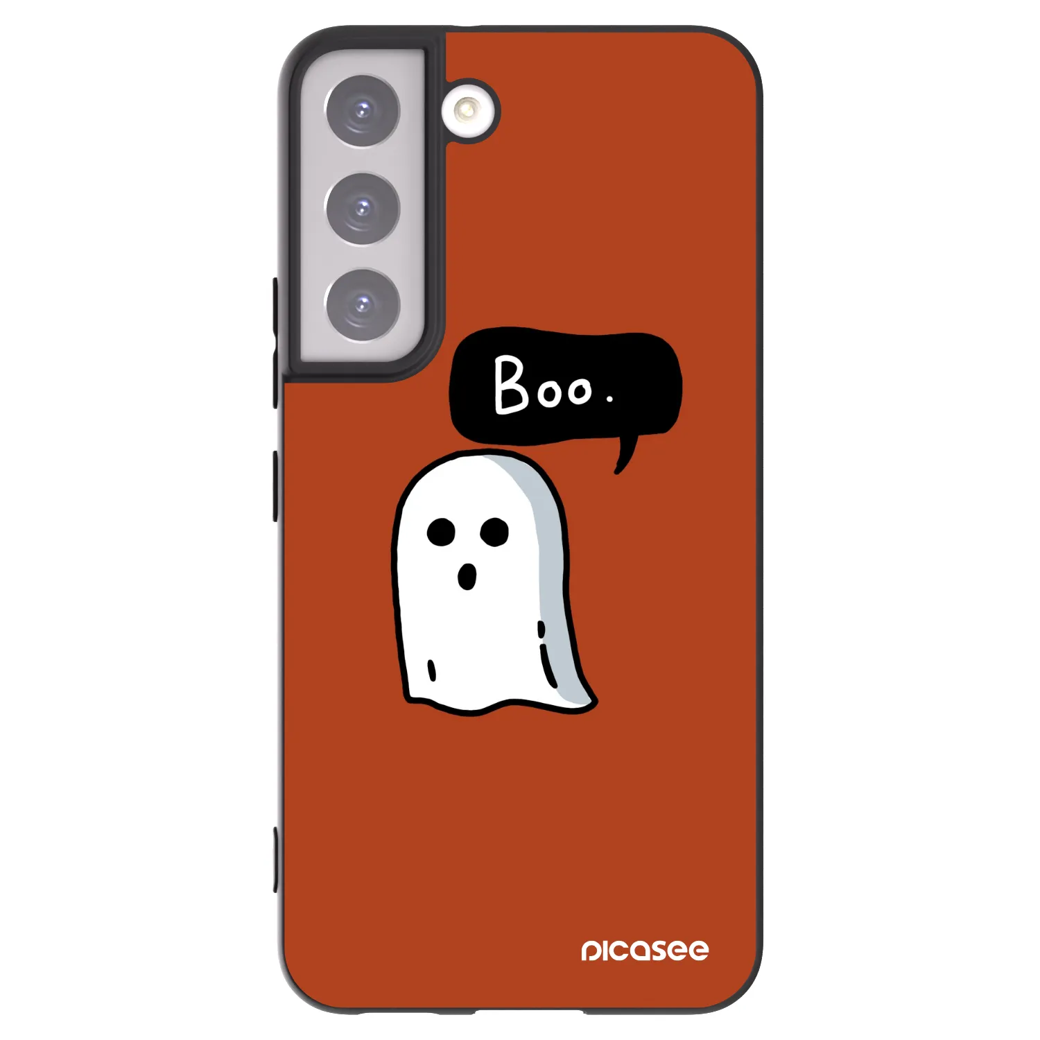 Picasee husă neagră din silicon pentru Samsung Galaxy S22 5G - Boo