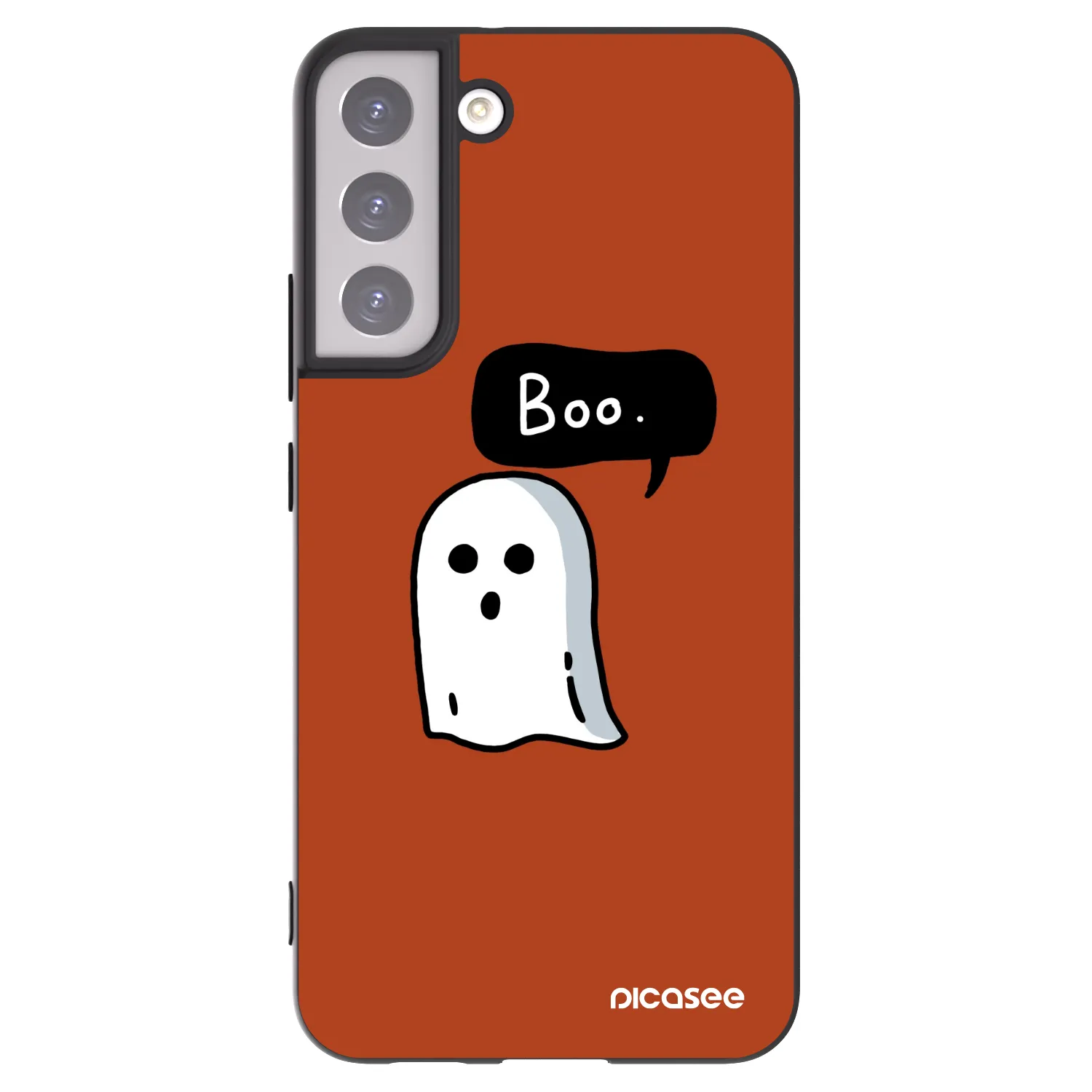 Picasee husă neagră din silicon pentru Samsung Galaxy S22+ 5G - Boo