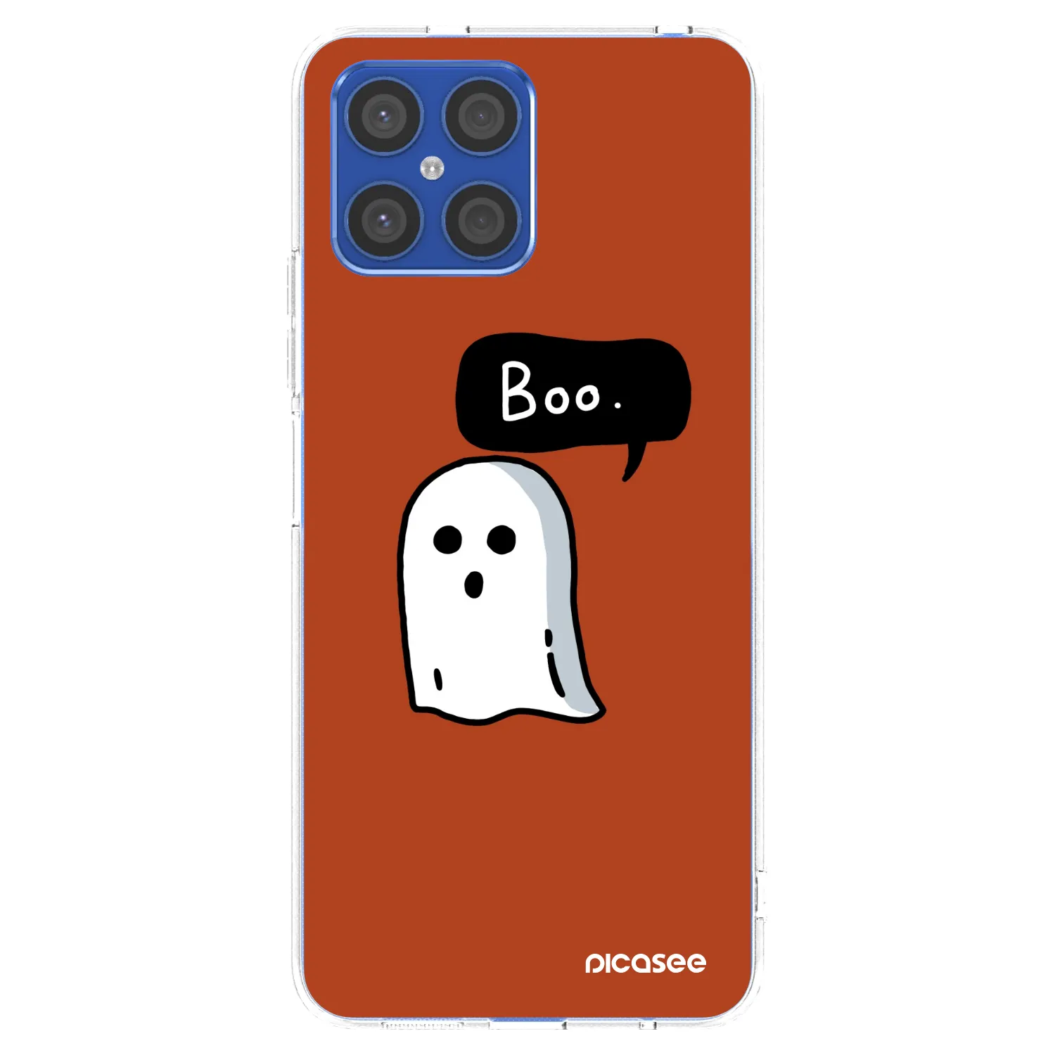 Picasee husă transparentă din silicon pentru Honor X8 4G - Boo