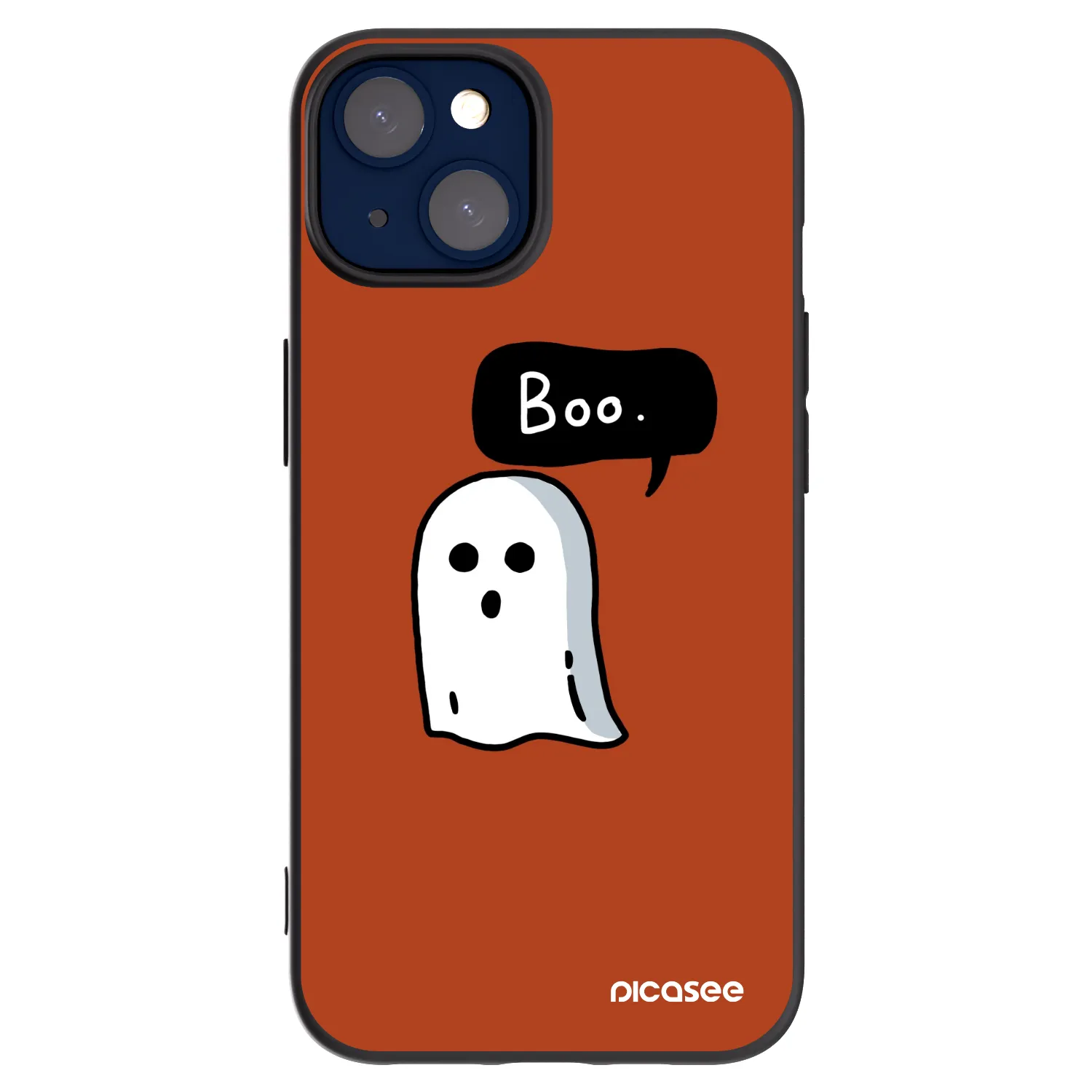Picasee husă neagră din silicon pentru Apple iPhone 14 - Boo