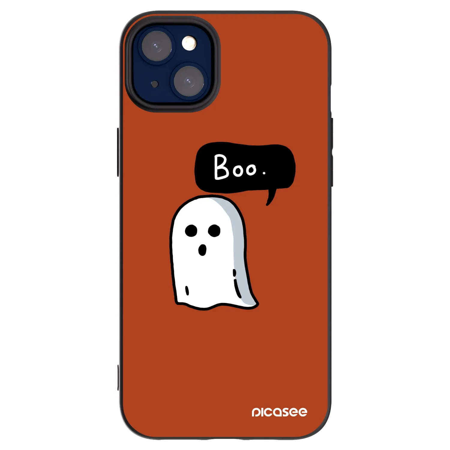 Picasee husă neagră din silicon pentru Apple iPhone 14 Plus - Boo