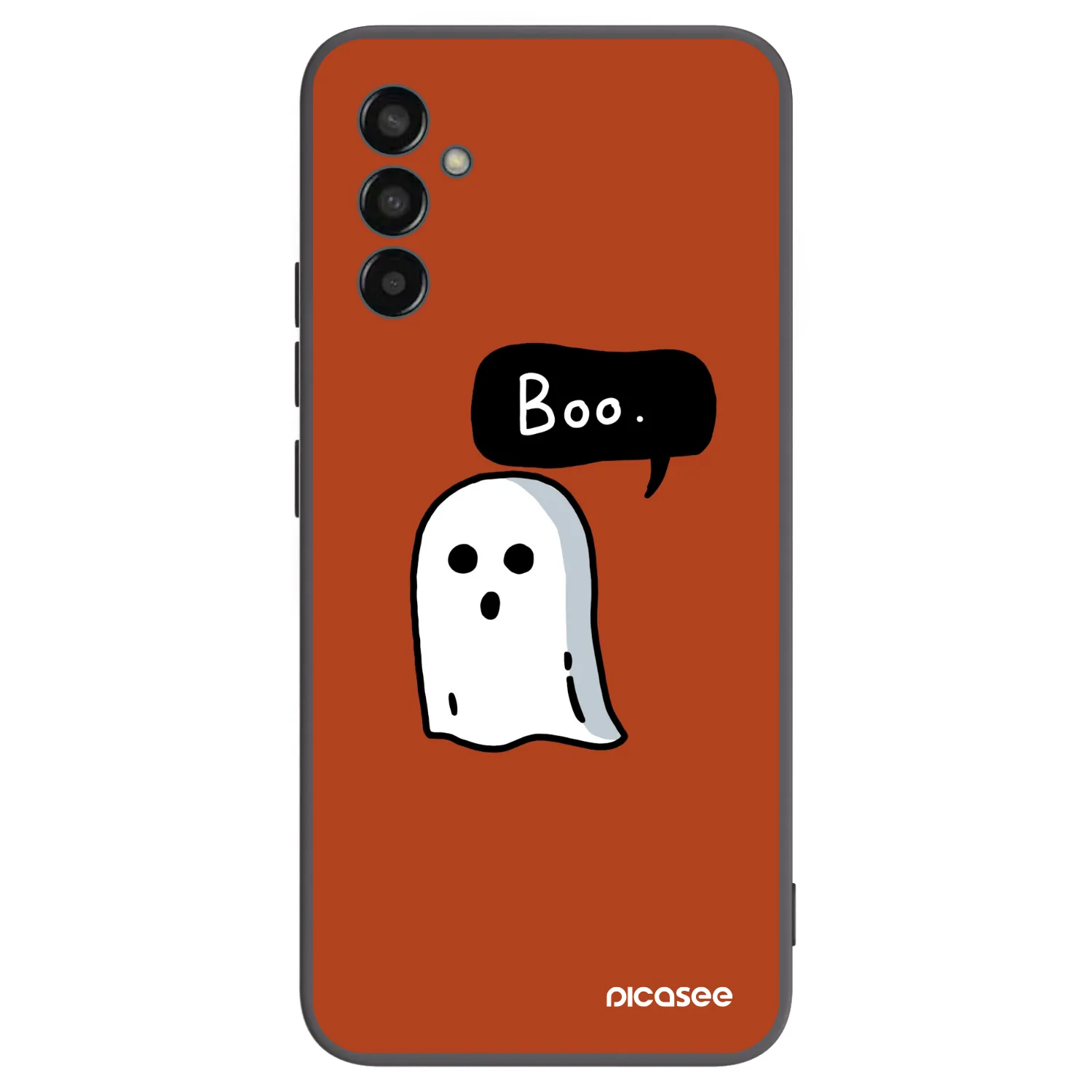Picasee husă neagră din silicon pentru Samsung Galaxy M13 M135F - Boo