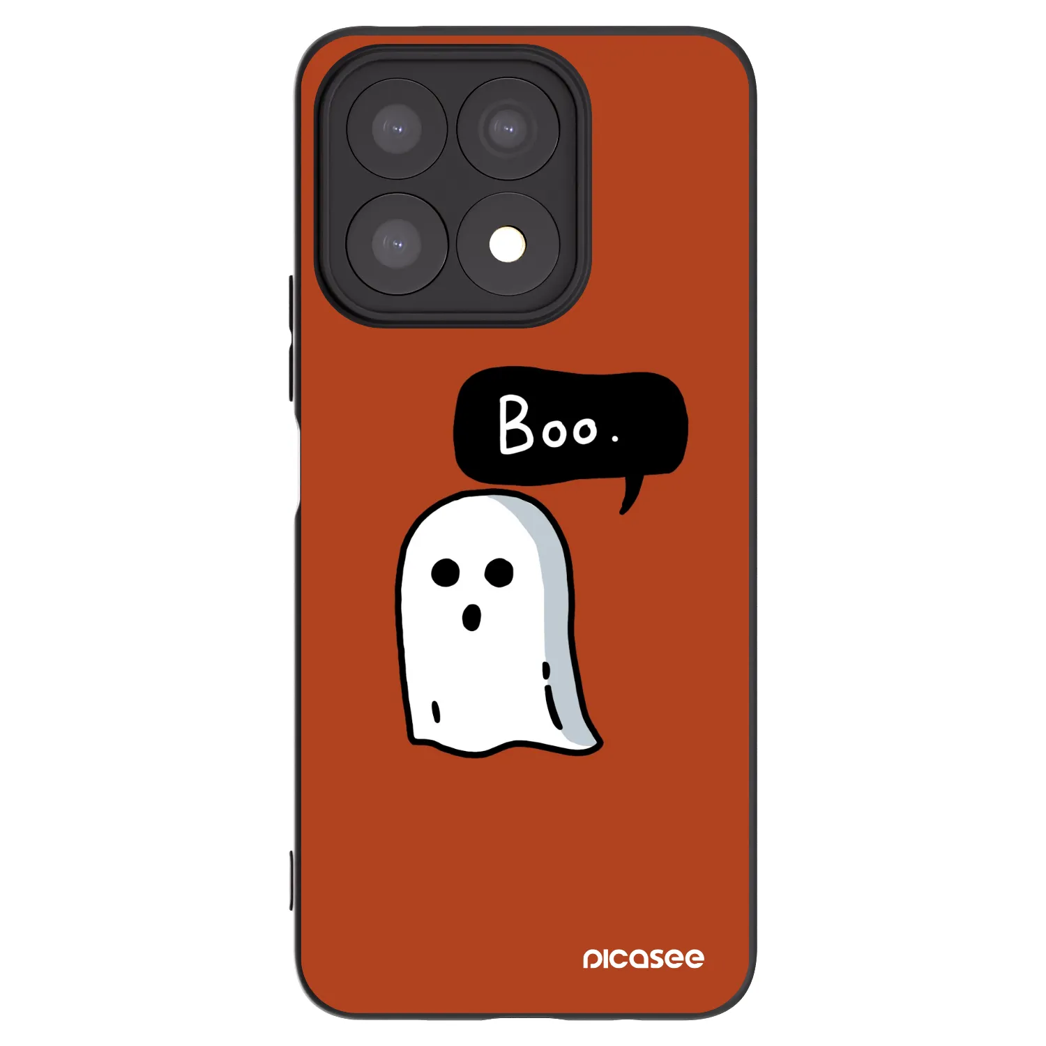 Picasee husă neagră din silicon pentru Honor X8a - Boo