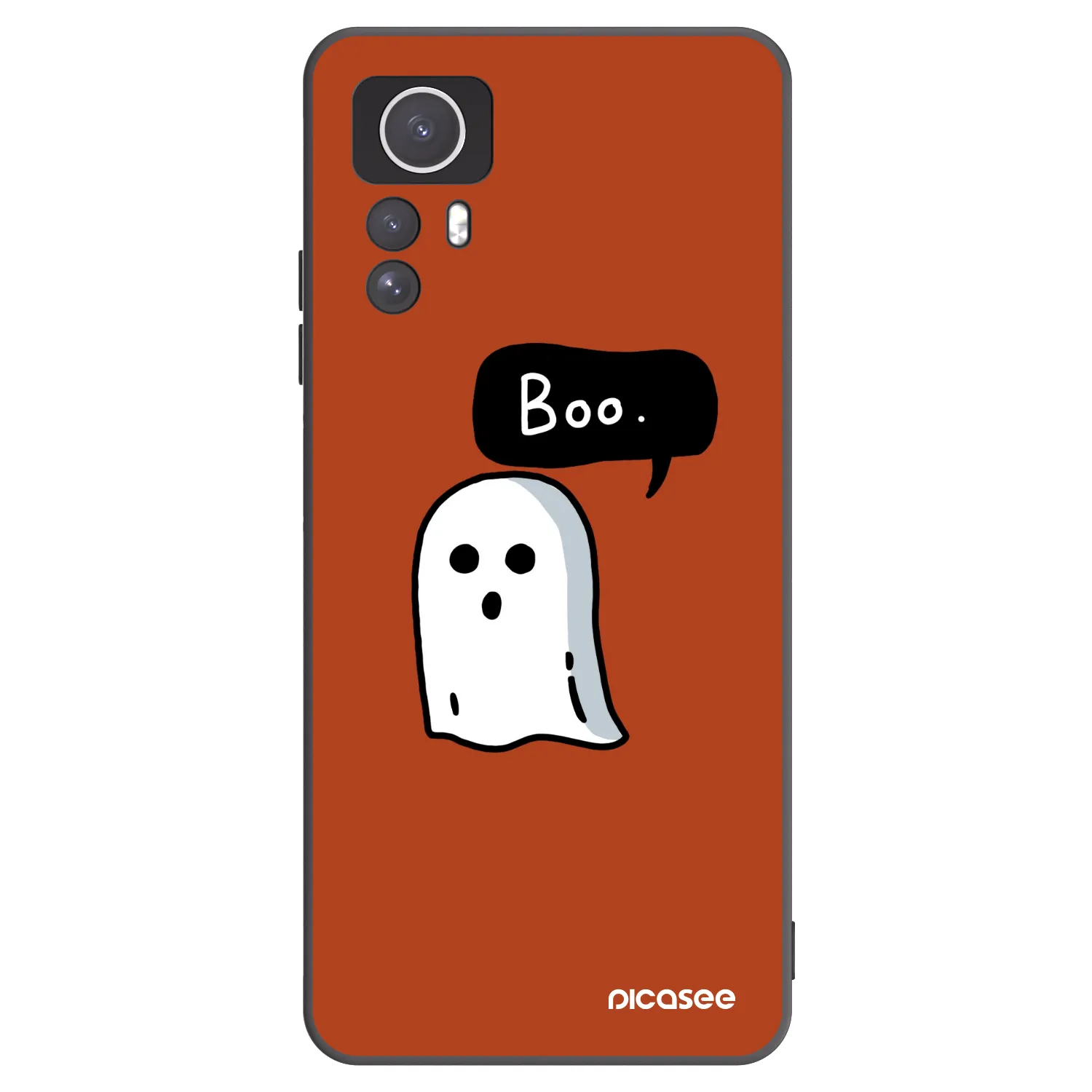 Picasee husă neagră din silicon pentru Xiaomi Redmi Note 12S - Boo