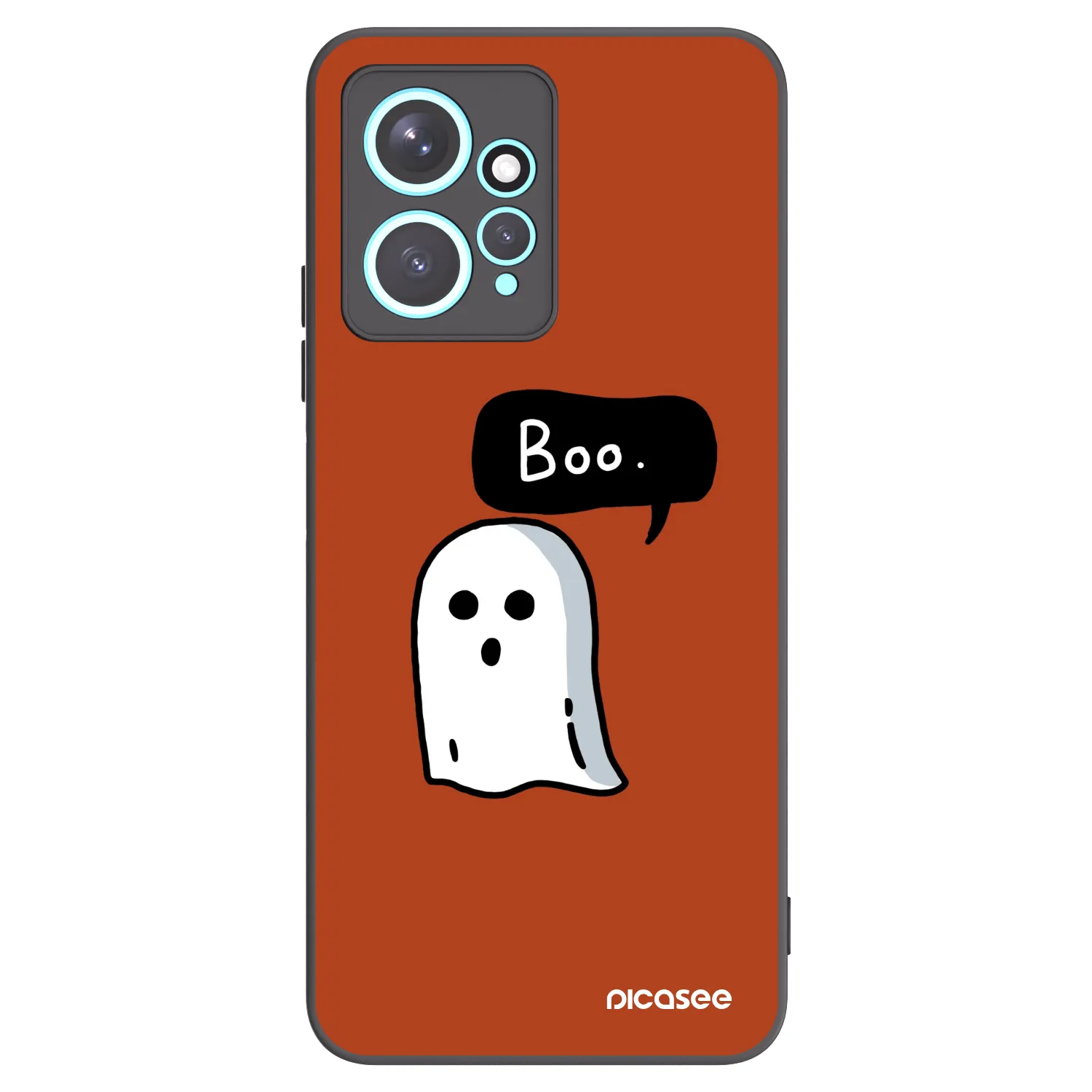 Picasee husă neagră din silicon pentru Xiaomi Redmi Note 12 4G - Boo
