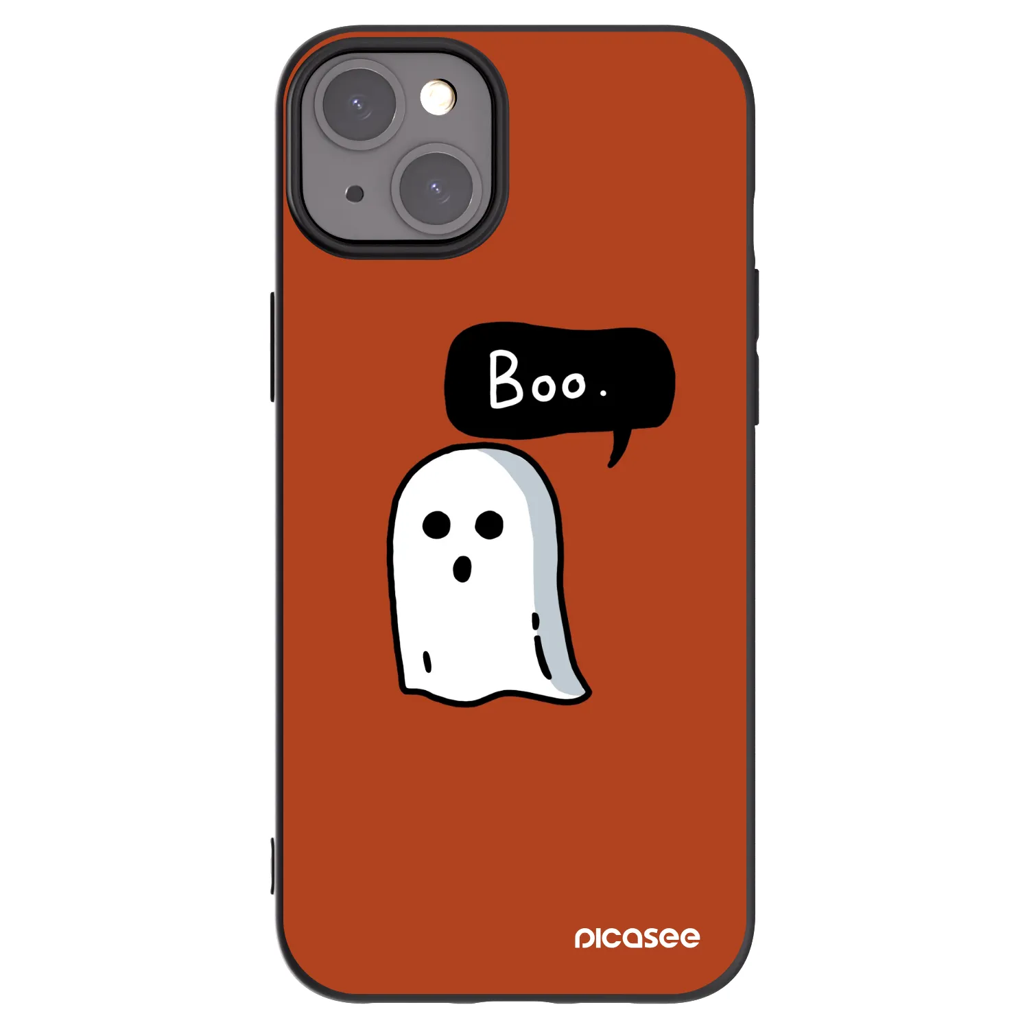 Picasee husă neagră din silicon pentru Apple iPhone 15 Plus - Boo