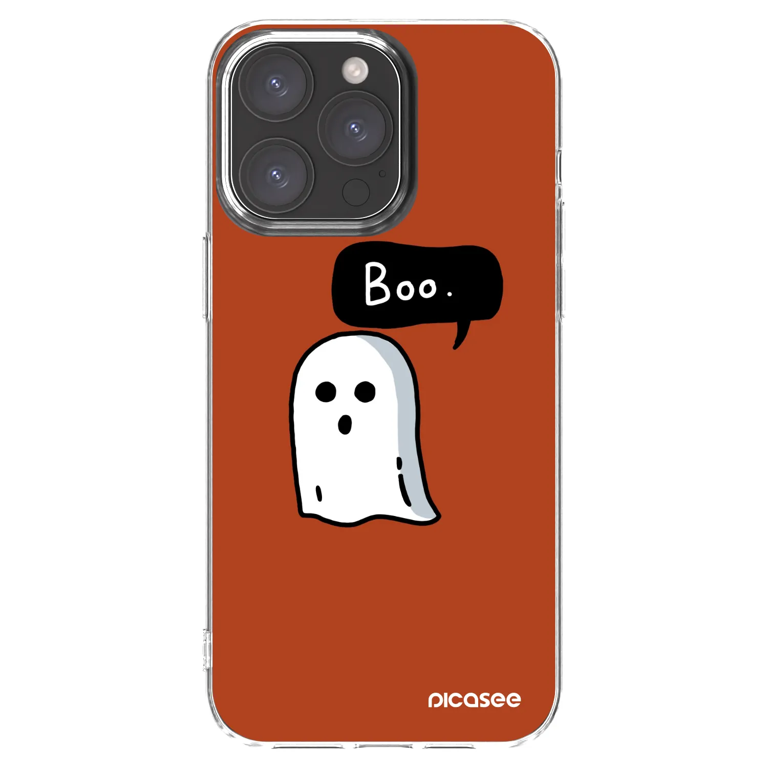 Picasee husă transparentă din silicon pentru Apple iPhone 15 Pro Max - Boo