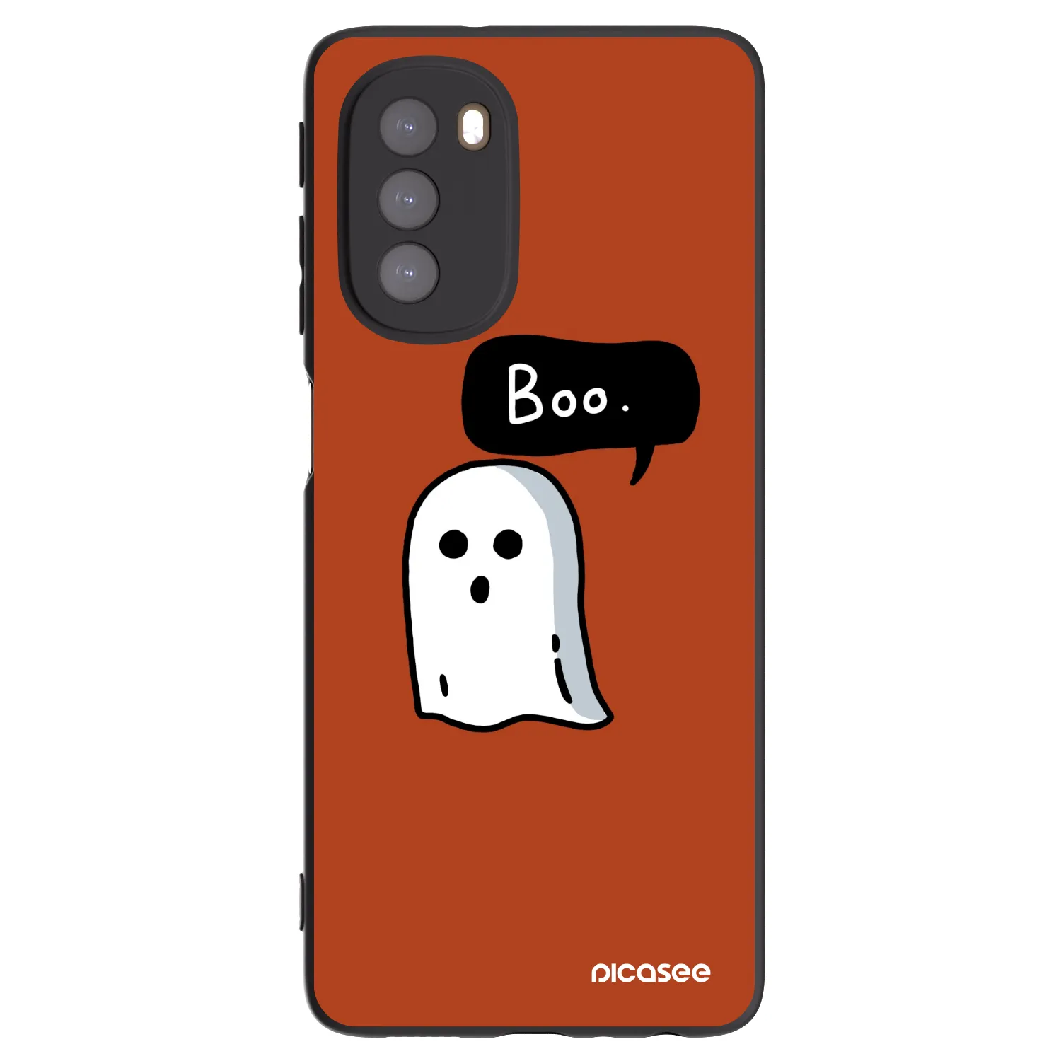 Picasee husă neagră din silicon pentru Motorola Moto G51 - Boo