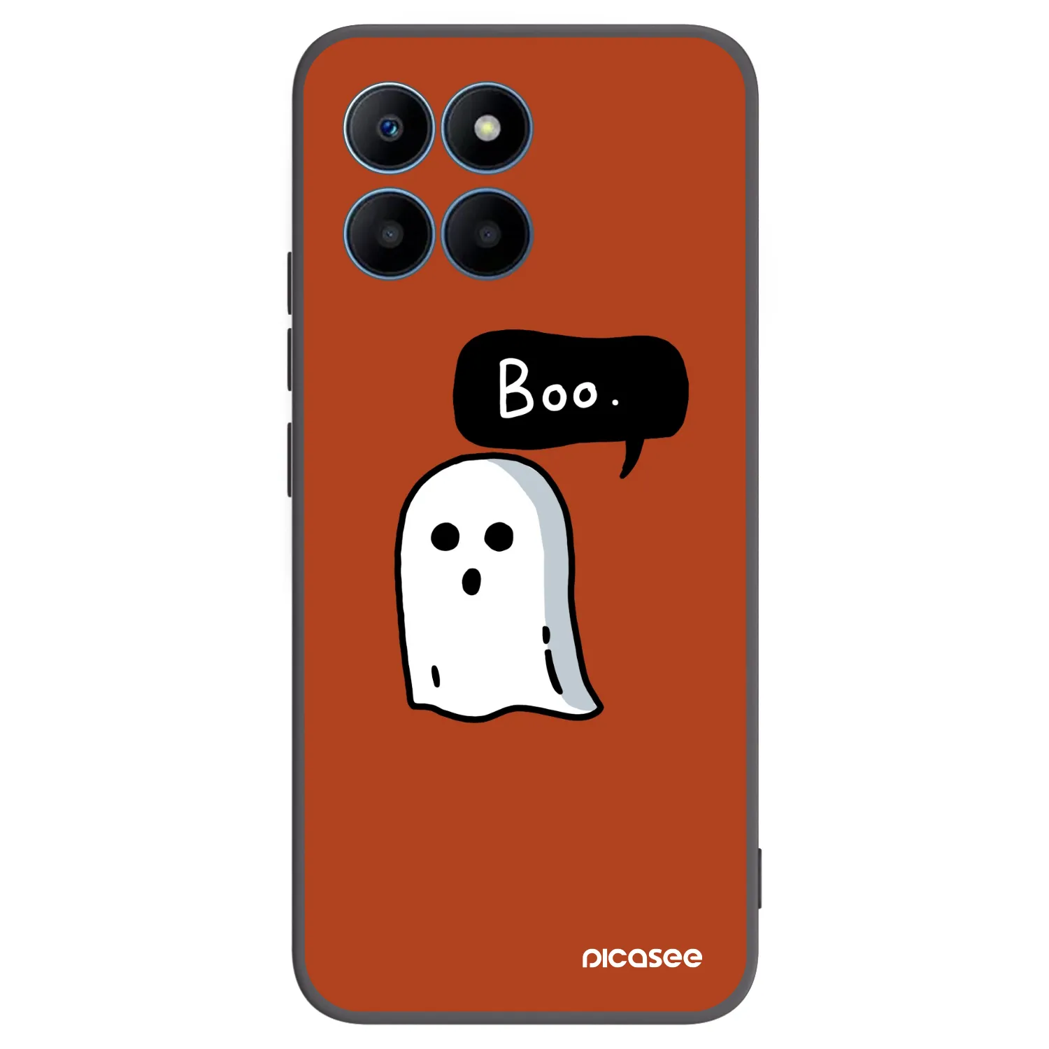 Picasee husă neagră din silicon pentru Honor 70 Lite - Boo