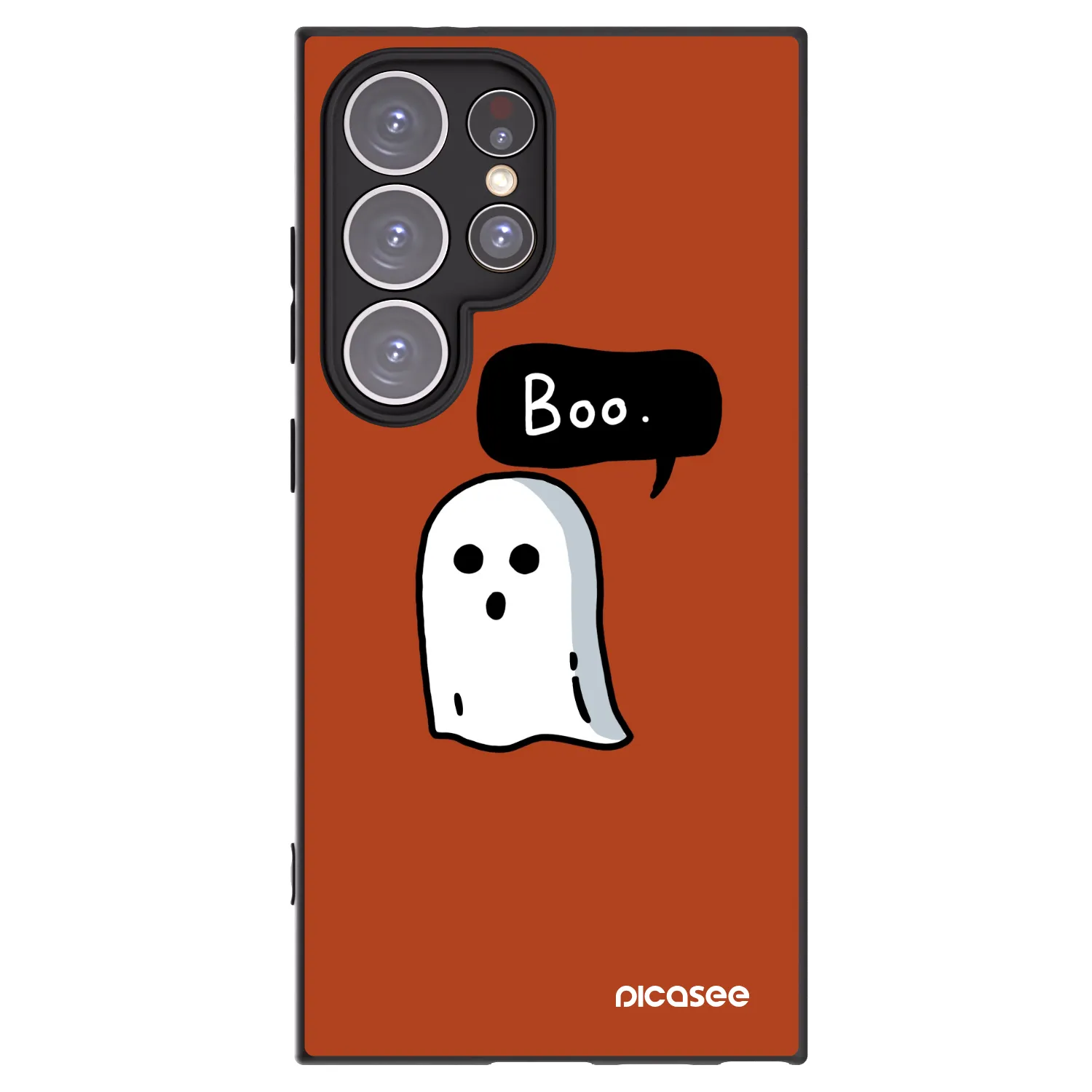Picasee husă neagră din silicon pentru Samsung Galaxy S24 Ultra S928B 5G - Boo