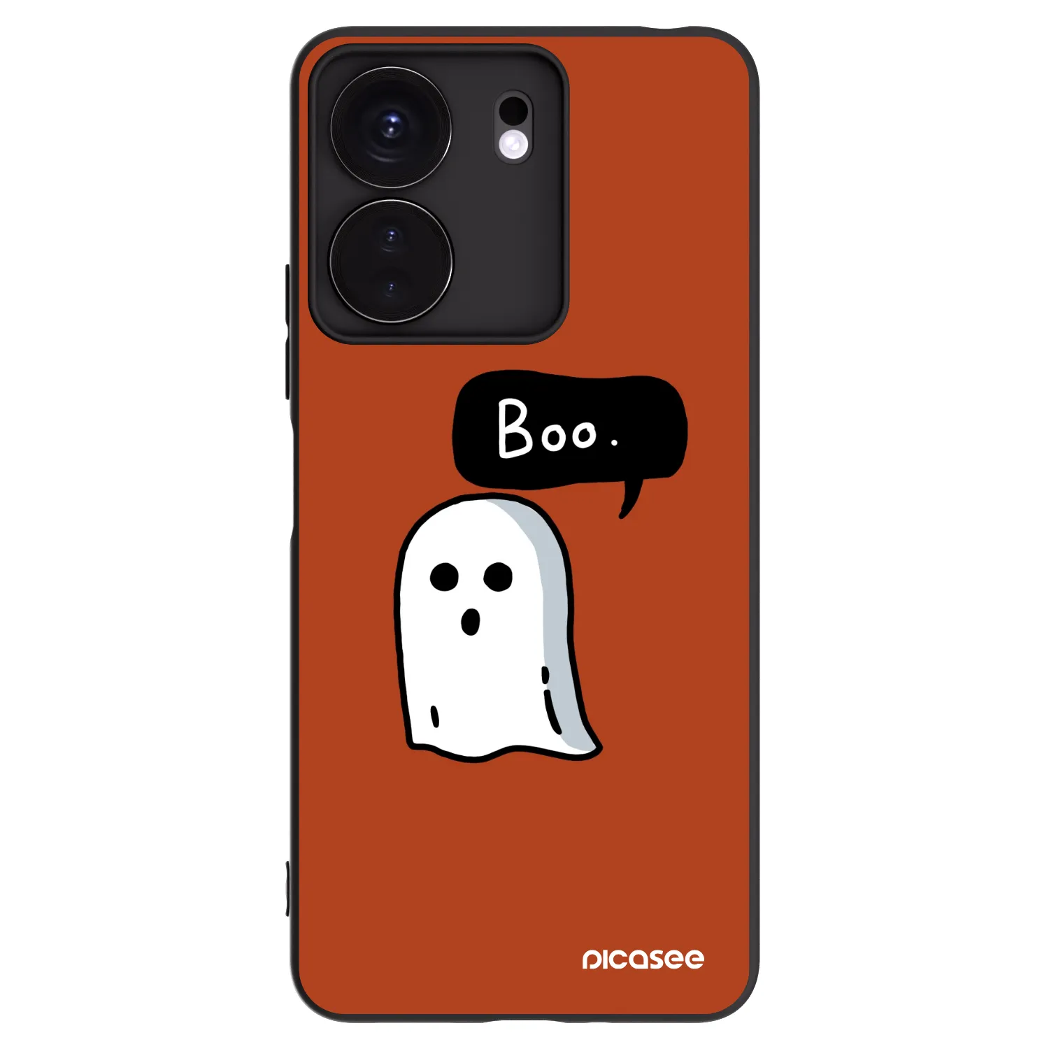Picasee husă neagră din silicon pentru Xiaomi Redmi 13C 4G - Boo