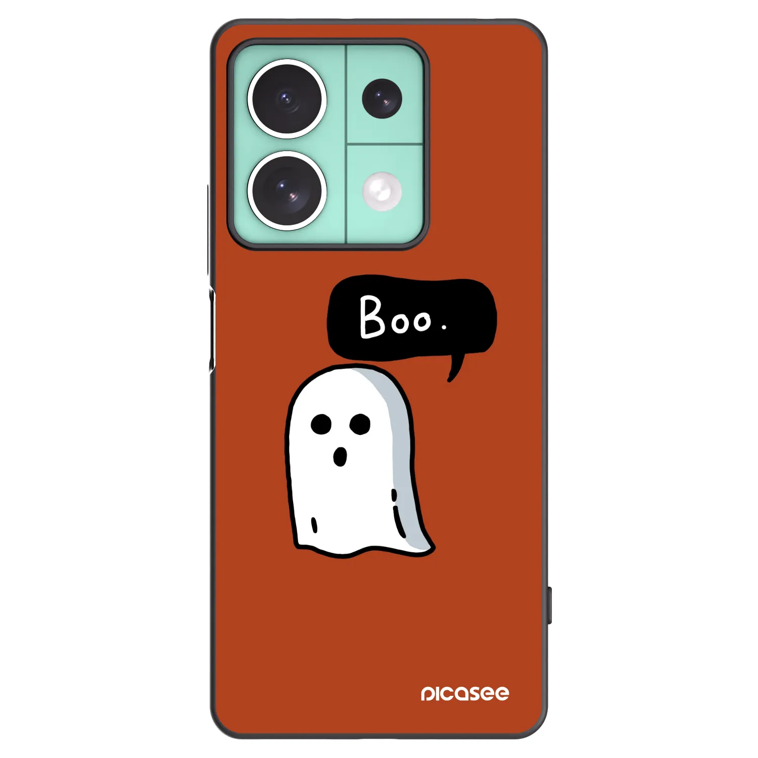 Picasee husă neagră din silicon pentru Xiaomi Redmi Note 13 5G - Boo