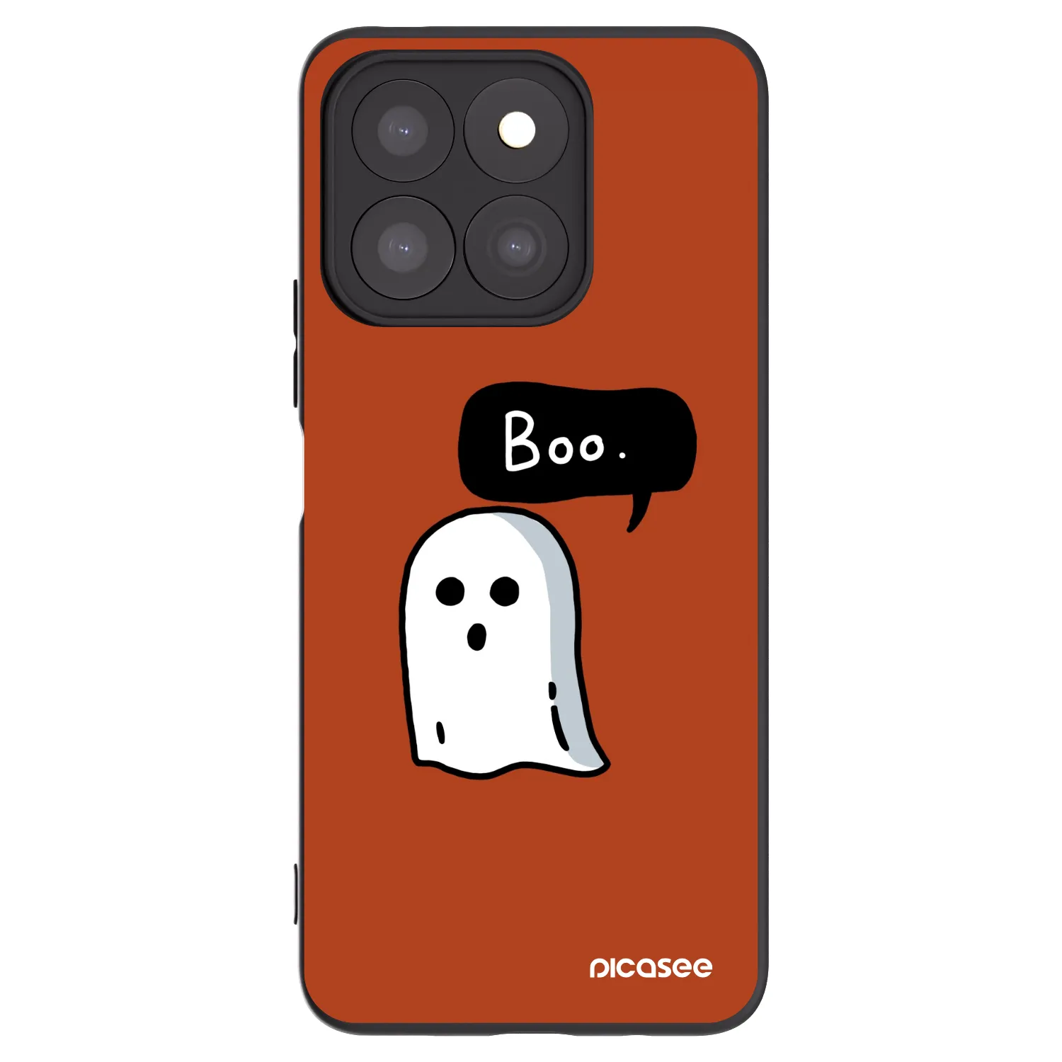 Picasee husă neagră din silicon pentru Honor X8b - Boo