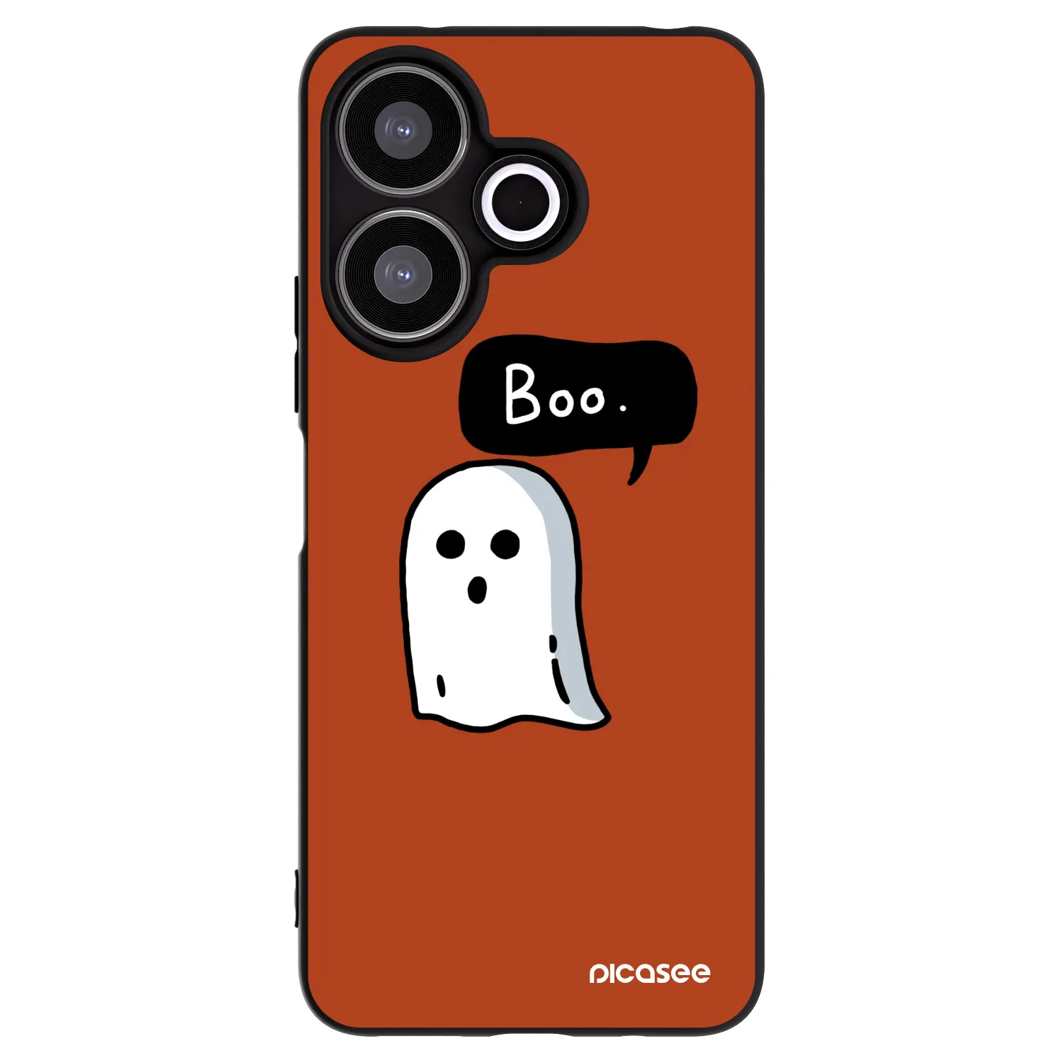 Picasee husă neagră din silicon pentru Xiaomi Redmi 13 4G - Boo