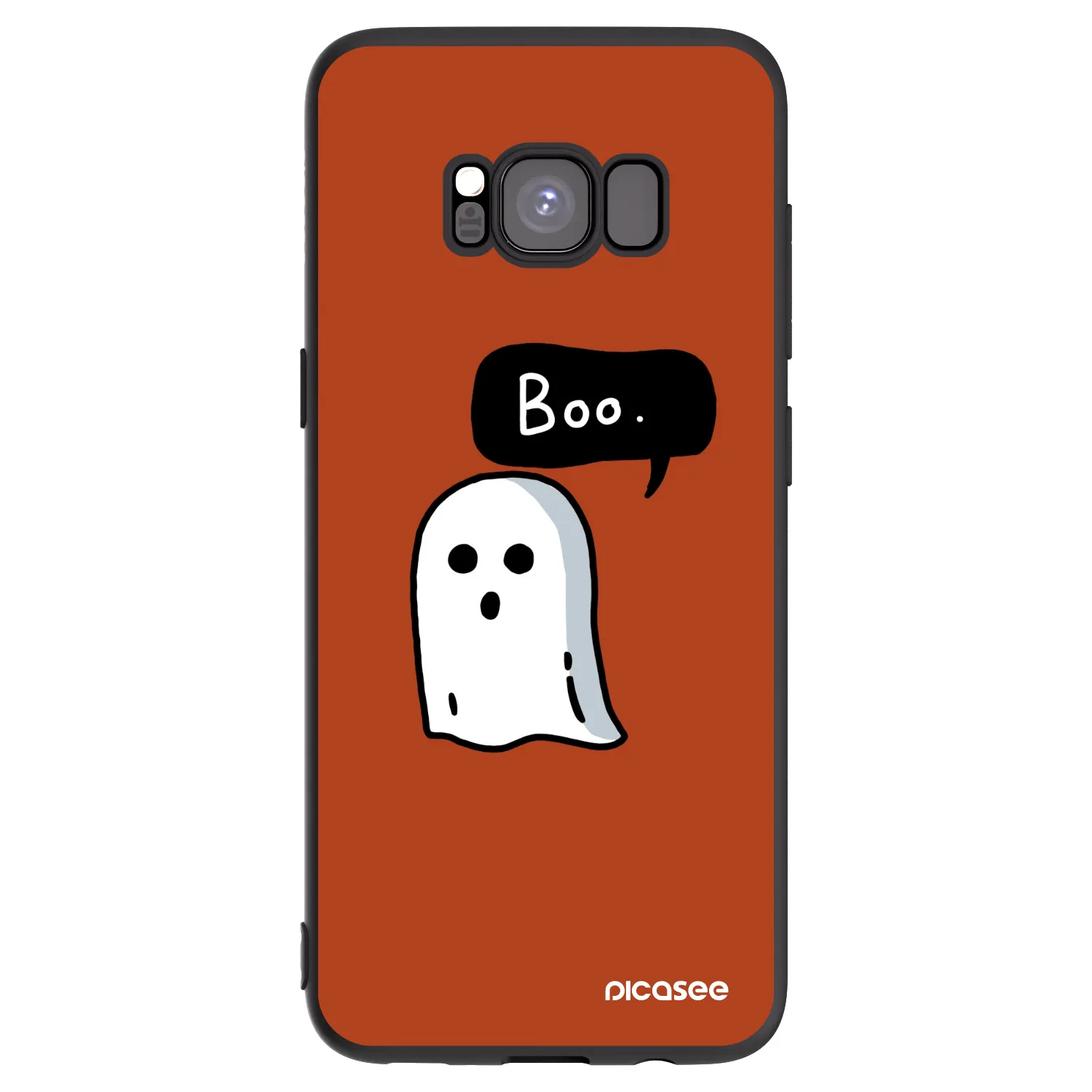 Picasee husă neagră din silicon pentru Samsung Galaxy S8 G950F - Boo