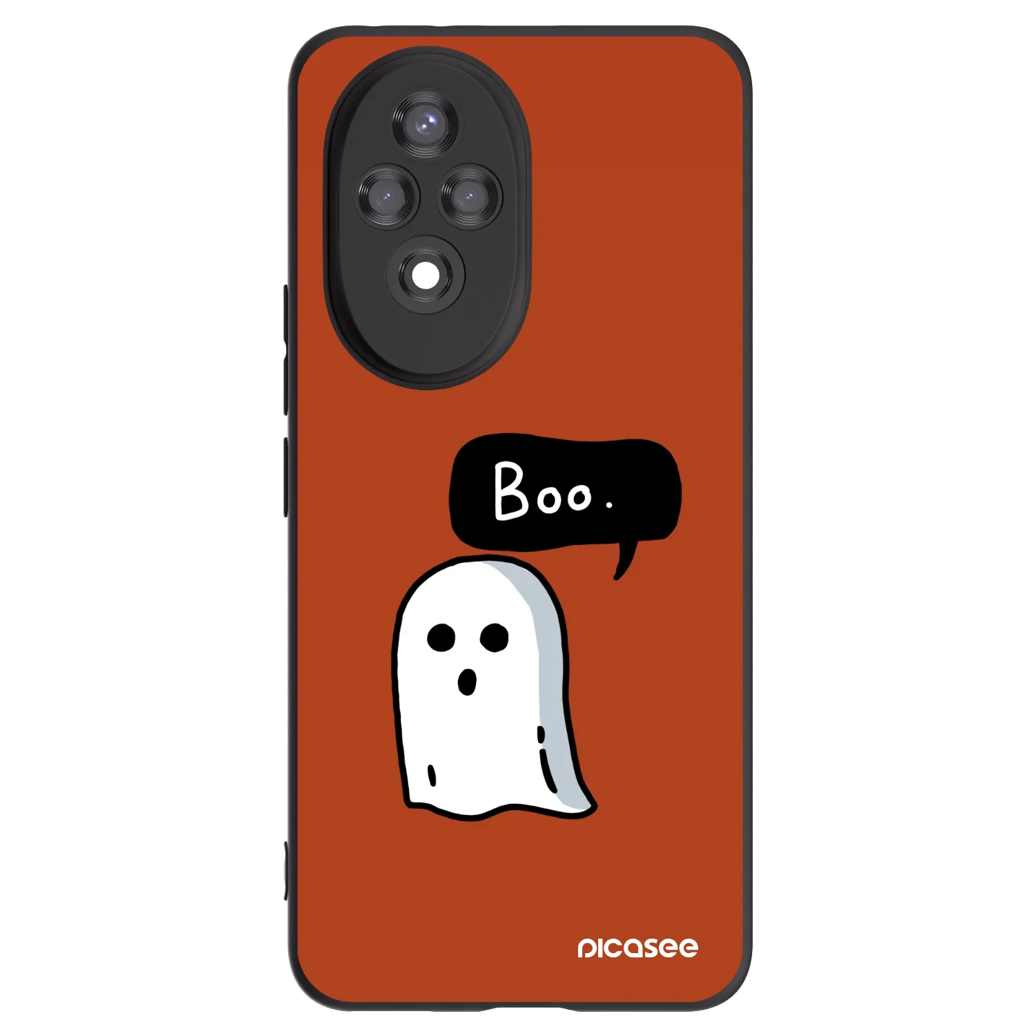 Picasee husă neagră din silicon pentru Honor 200 5G - Boo