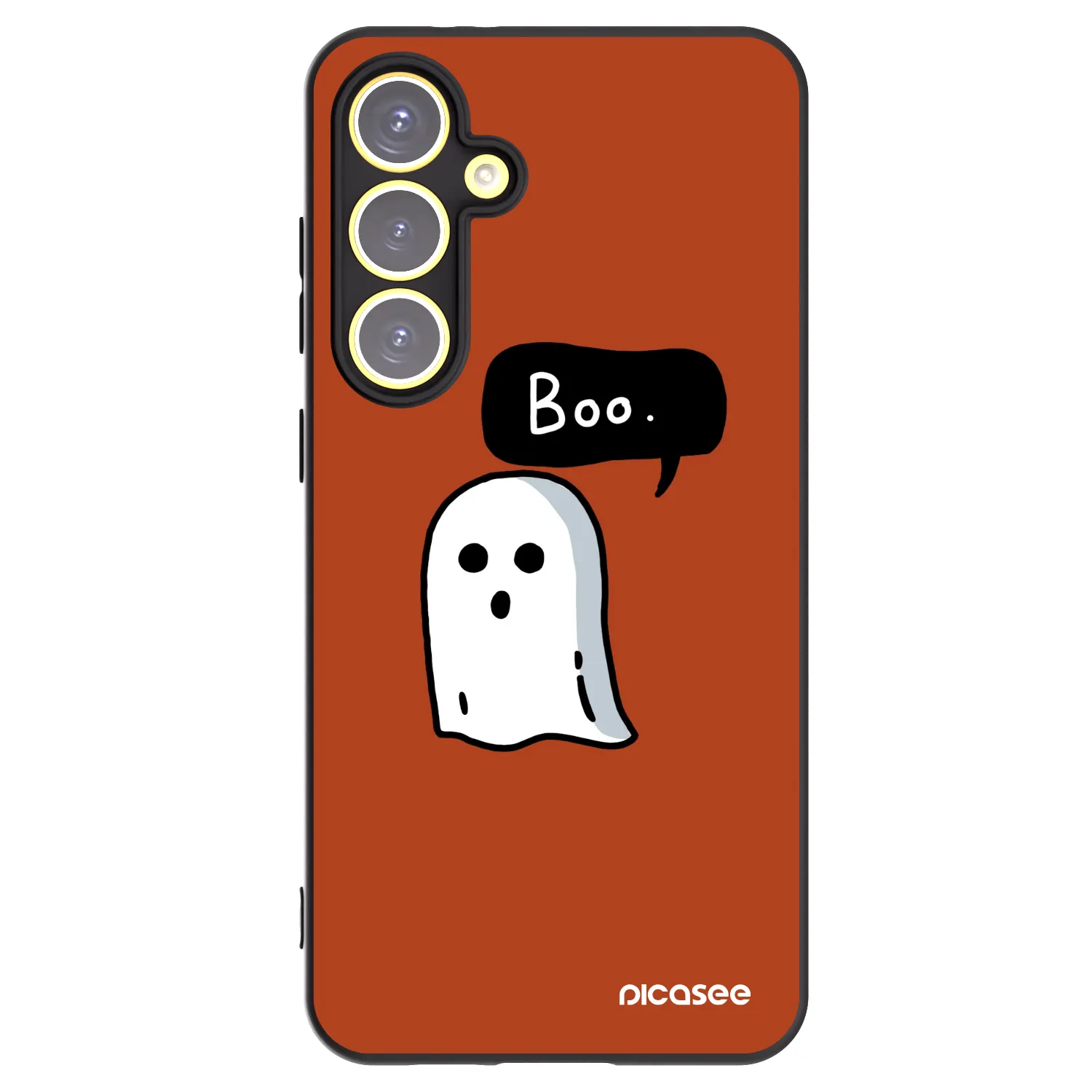 Picasee husă neagră din silicon pentru Samsung Galaxy S24 FE S721B - Boo