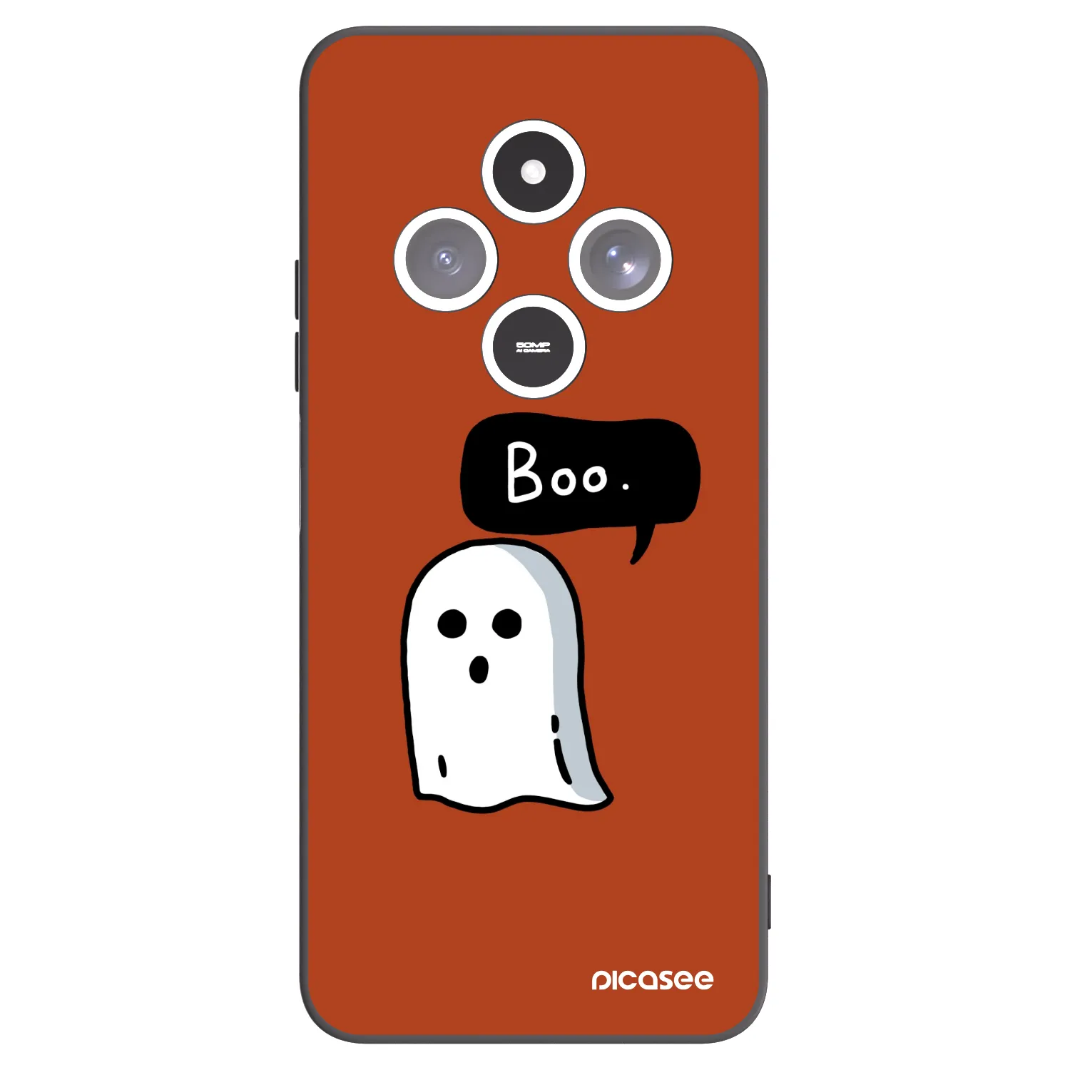 Picasee husă neagră din silicon pentru Xiaomi Redmi 14C - Boo