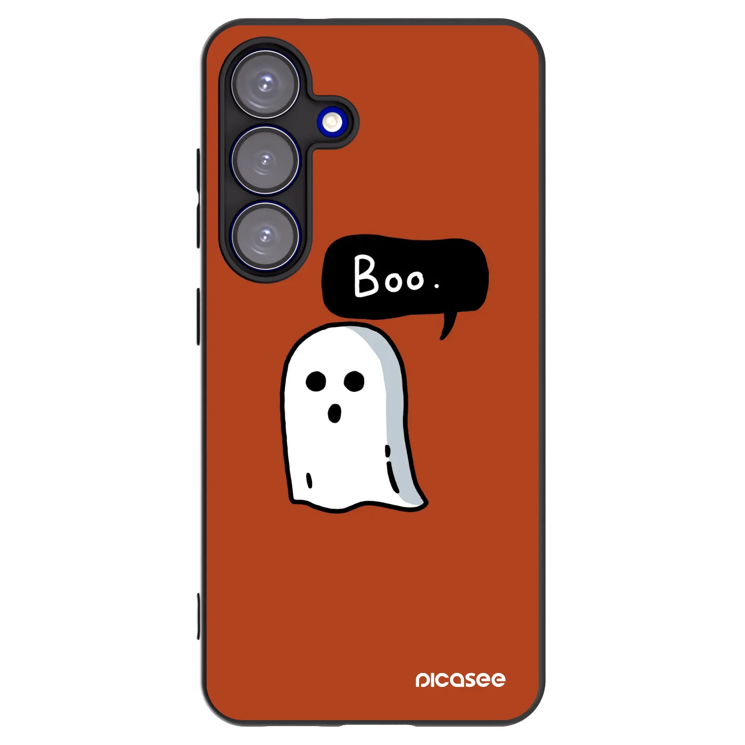 Picasee husă neagră din silicon pentru Samsung Galaxy S25 5G - Boo