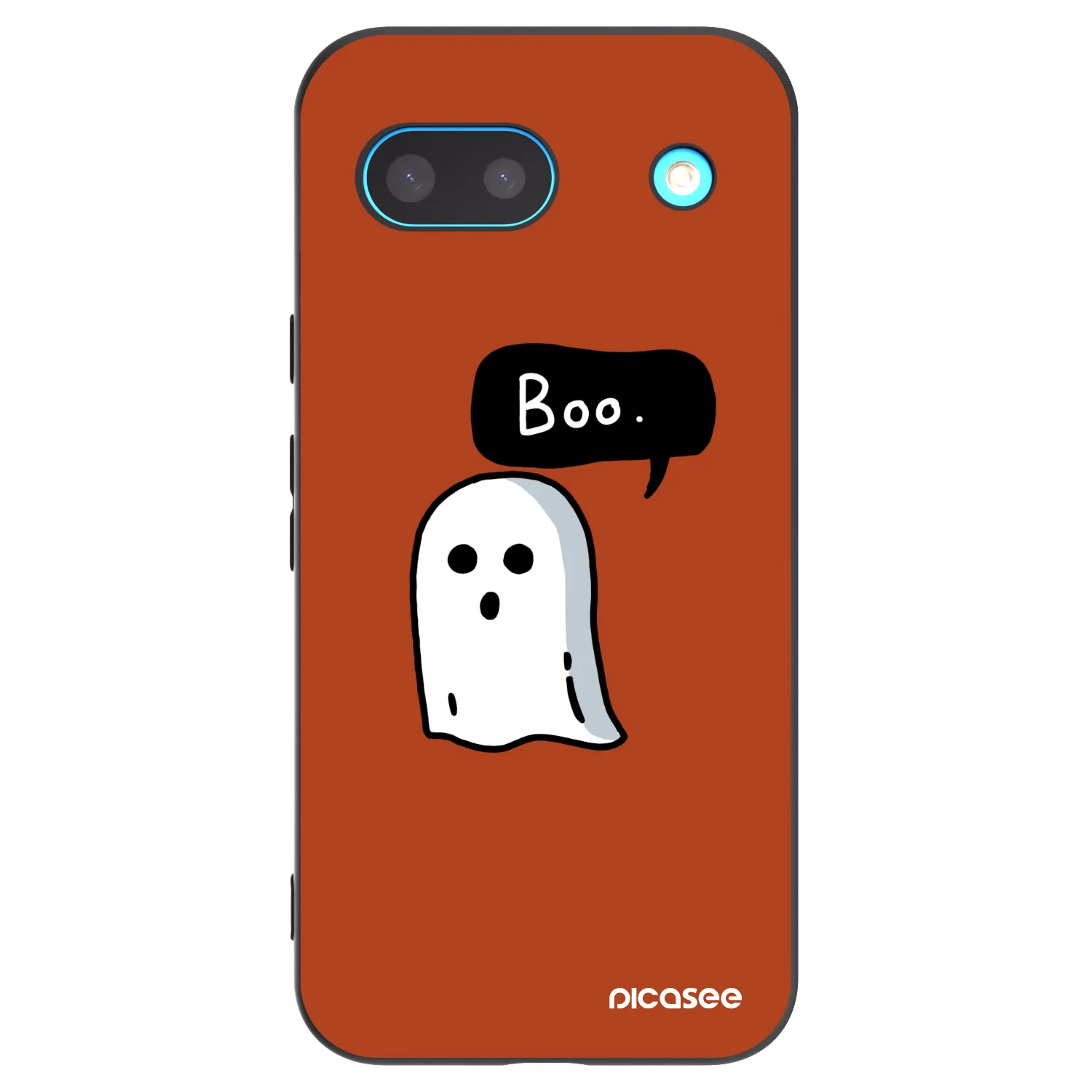 Picasee husă neagră din silicon pentru Google Pixel 8a - Boo