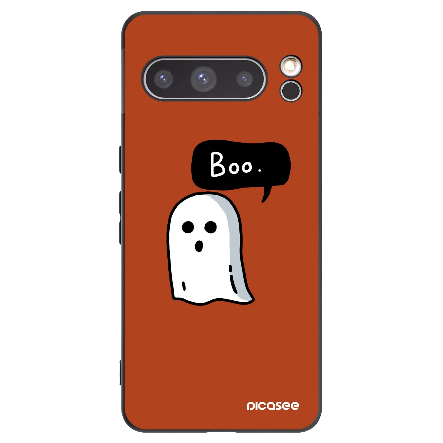 Picasee husă neagră din silicon pentru Google Pixel 8 Pro - Boo