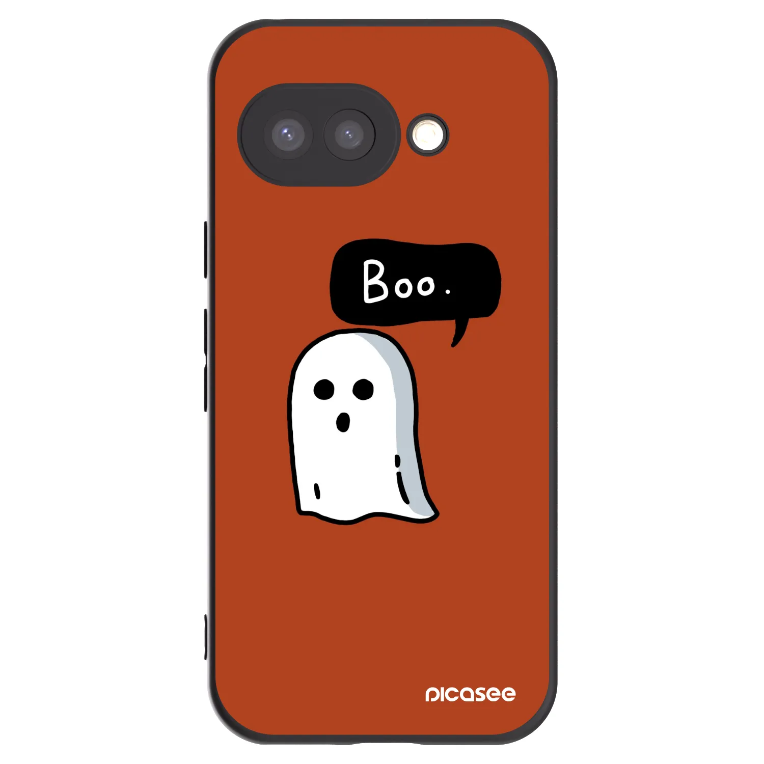 Picasee husă neagră din silicon pentru Google Pixel 9a - Boo