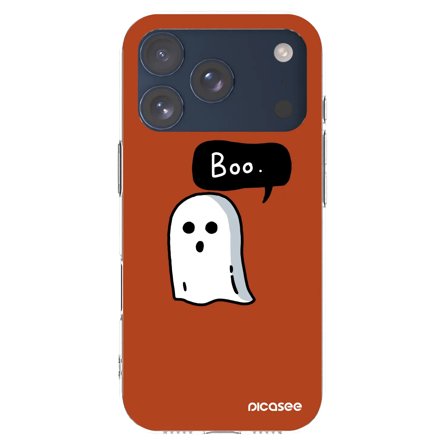Picasee husă transparentă din silicon pentru Apple iPhone 17 Pro - Boo