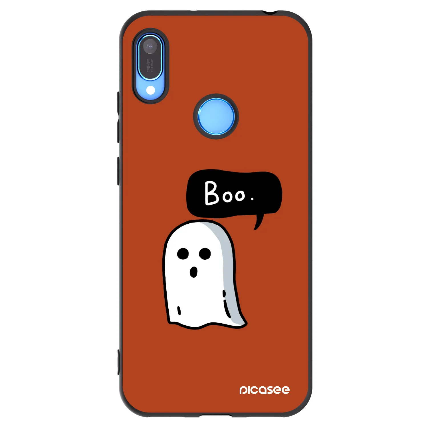 Picasee husă neagră din silicon pentru Huawei Y6 2019 - Boo