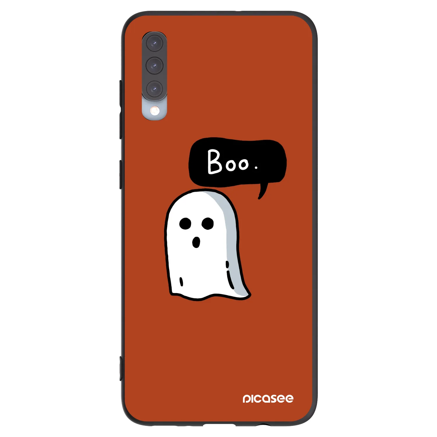 Picasee husă neagră din silicon pentru Samsung Galaxy A70 A705F - Boo