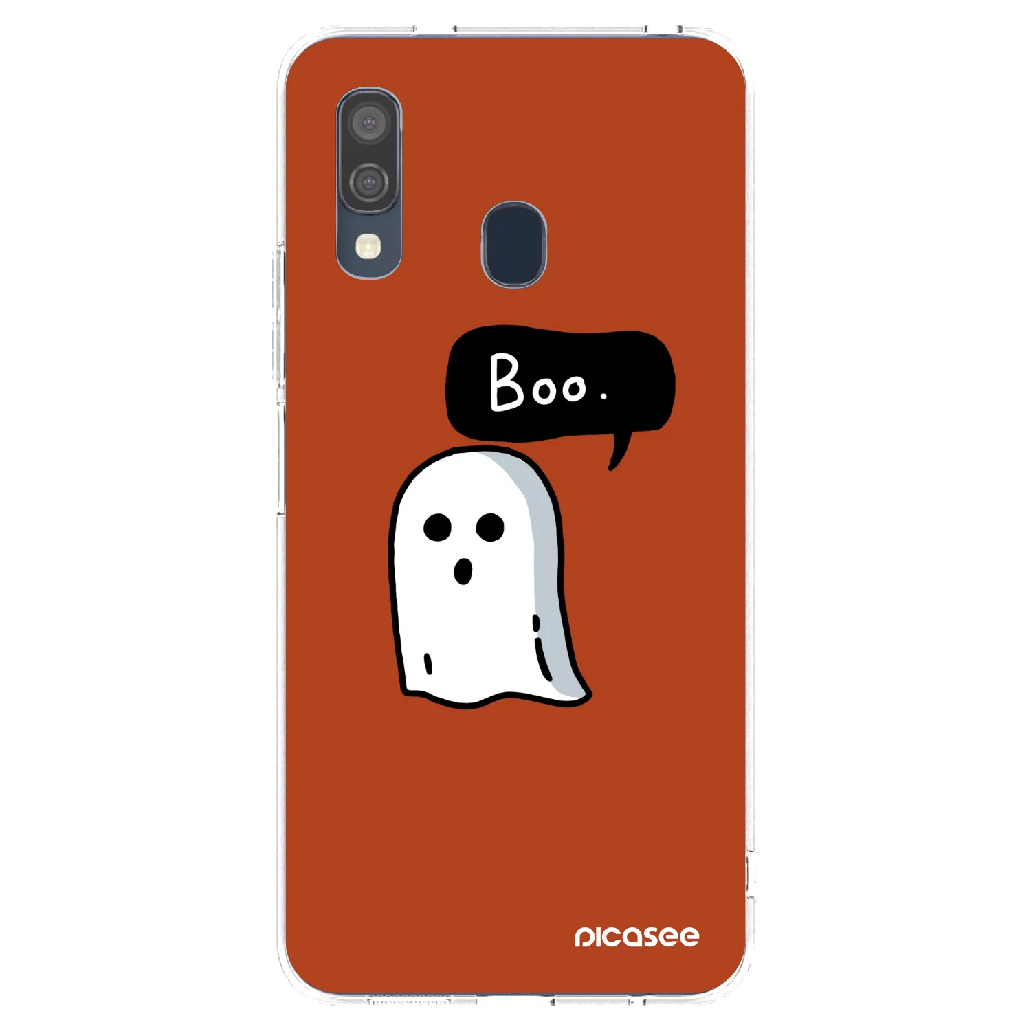 Picasee husă transparentă din silicon pentru Samsung Galaxy A40 A405F - Boo