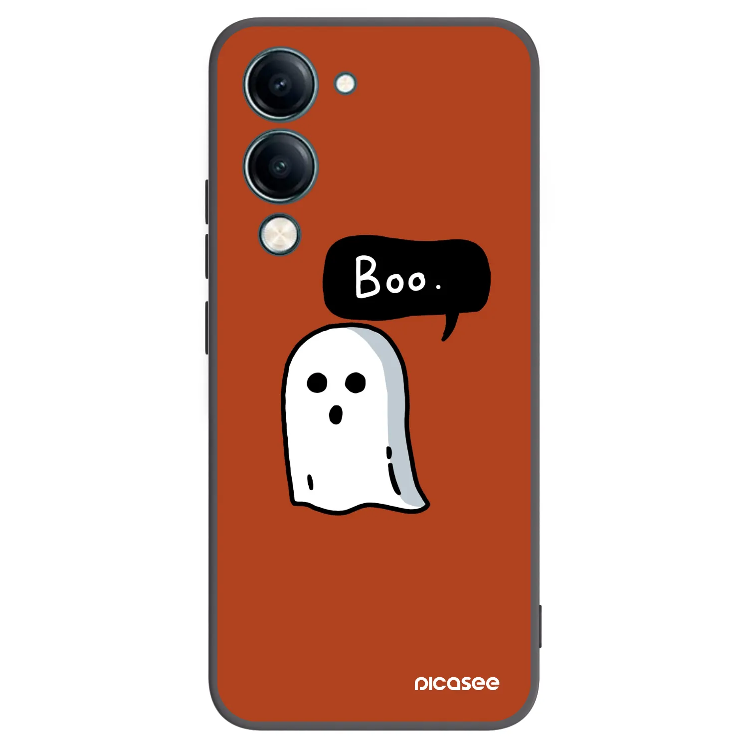 Picasee husă neagră din silicon pentru Vivo Y29s 5G - Boo