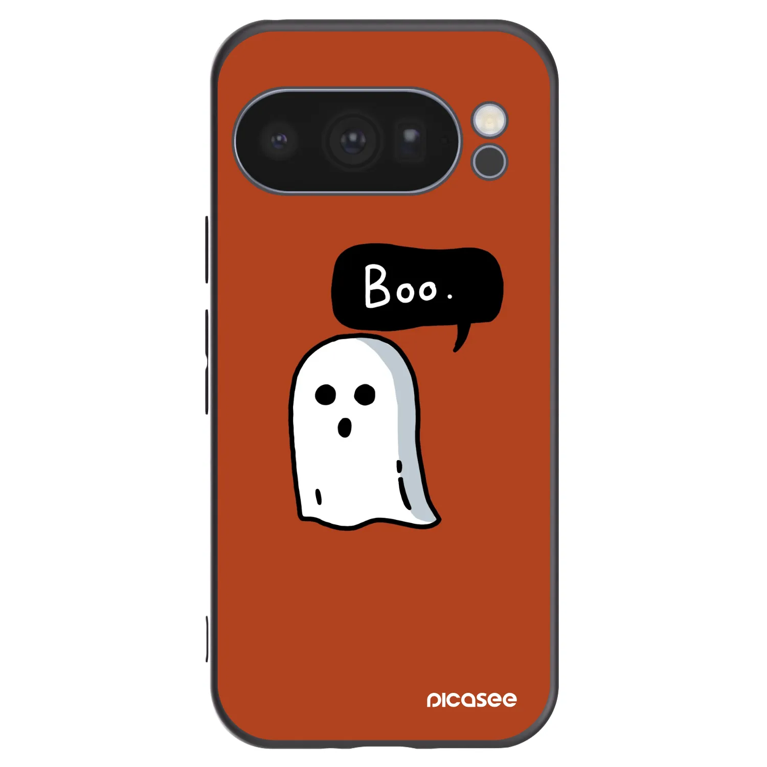 Picasee husă neagră din silicon pentru Google Pixel 10 Pro - Boo