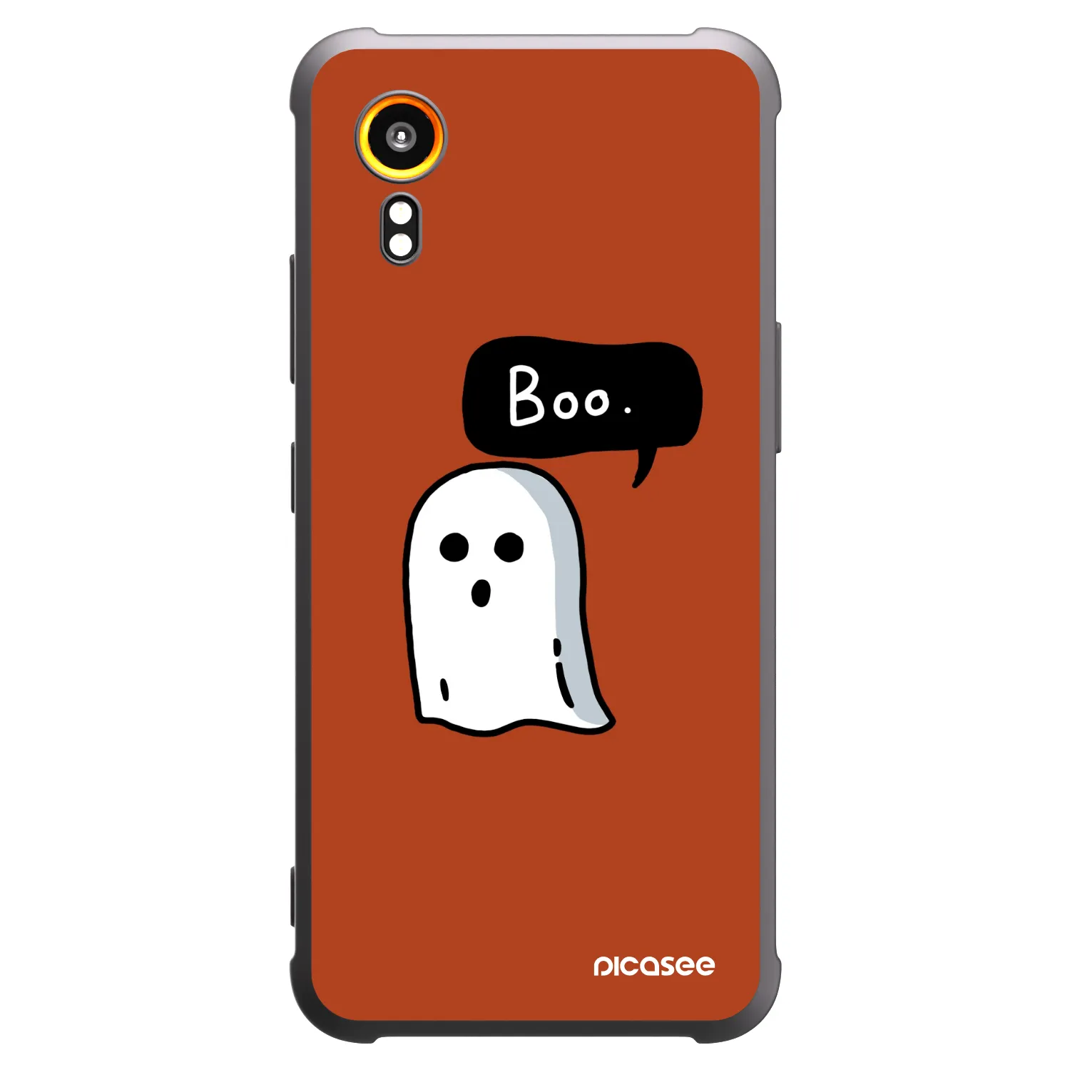 Picasee husă neagră din silicon pentru Samsung Galaxy XCover 7 - Boo