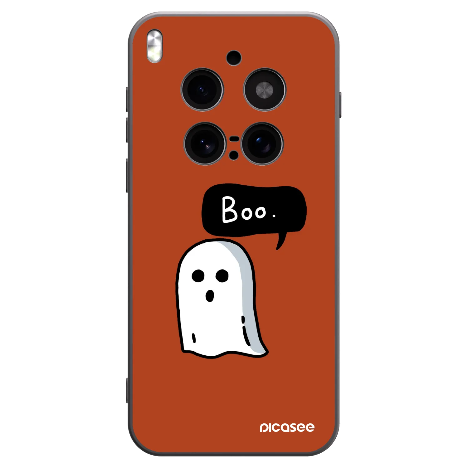 Picasee husă neagră din silicon pentru Vivo X300 Pro - Boo