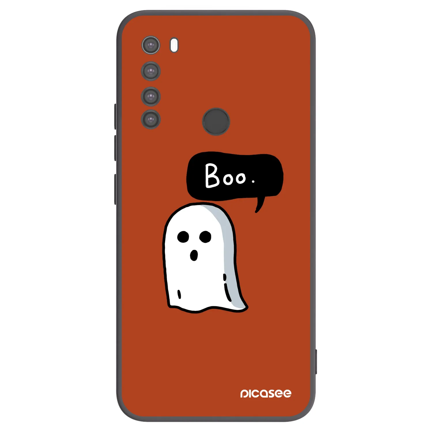 Picasee husă neagră din silicon pentru Xiaomi Redmi Note 8 - Boo