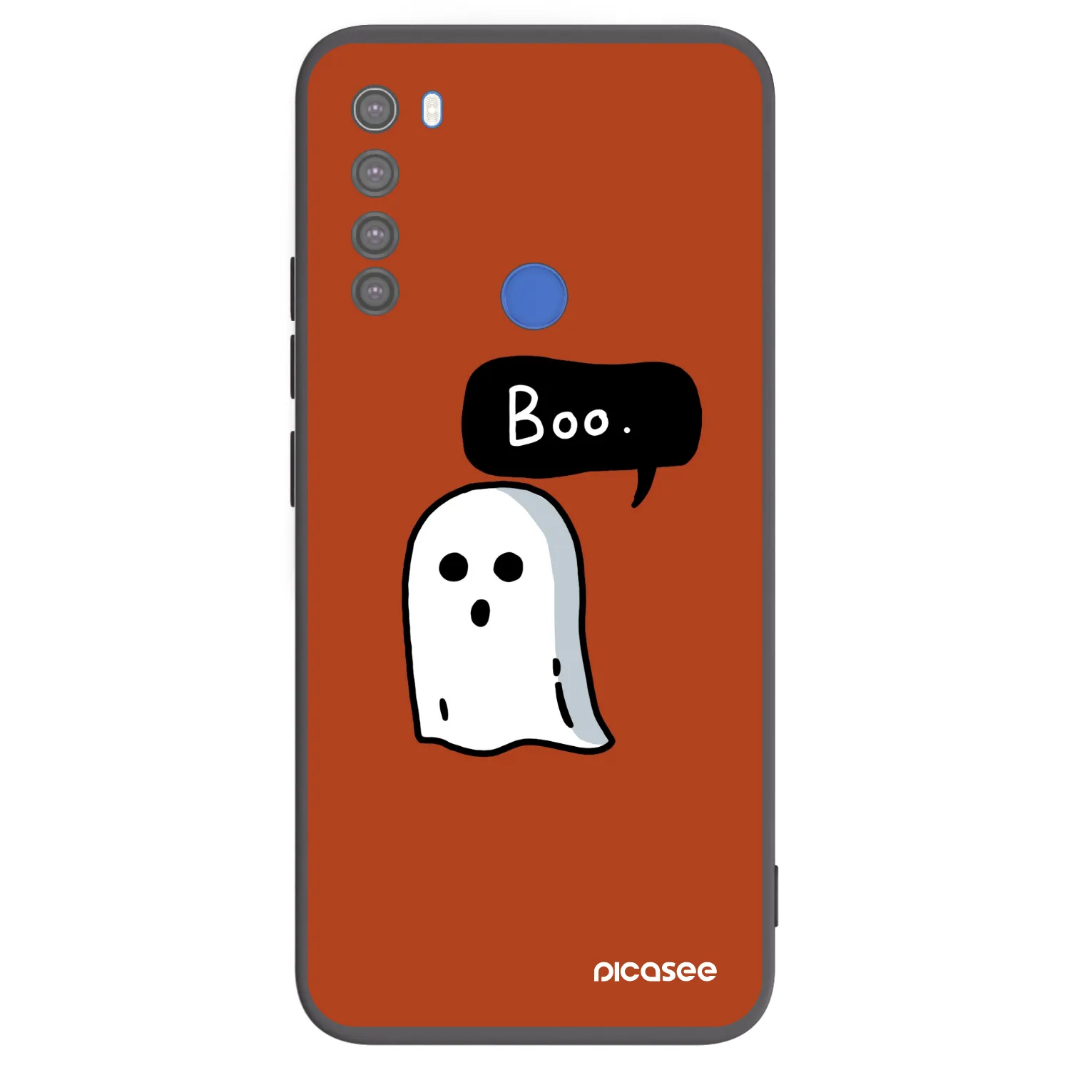 Picasee husă neagră din silicon pentru Xiaomi Redmi Note 8T - Boo