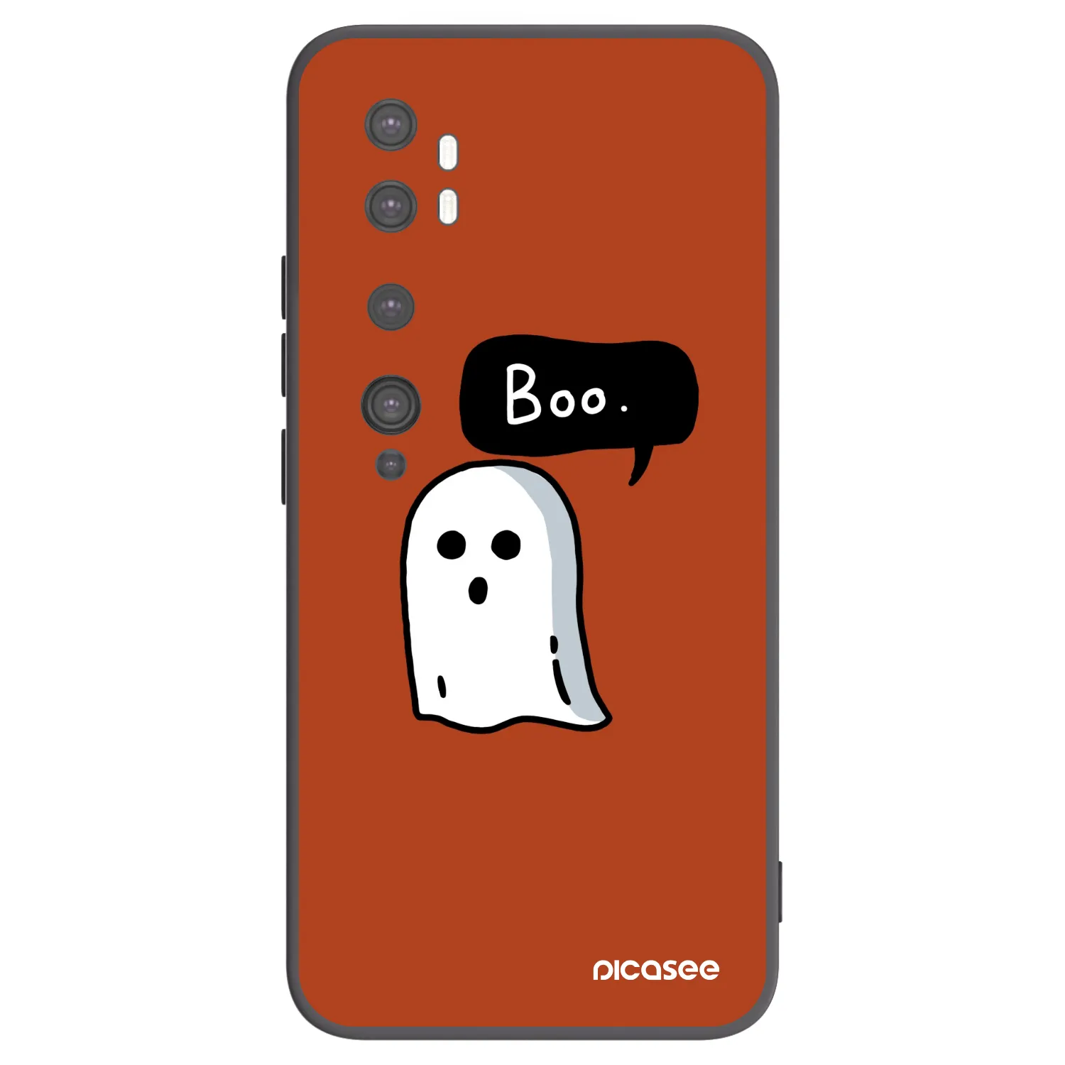 Picasee husă neagră din silicon pentru Xiaomi Mi Note 10 (Pro) - Boo