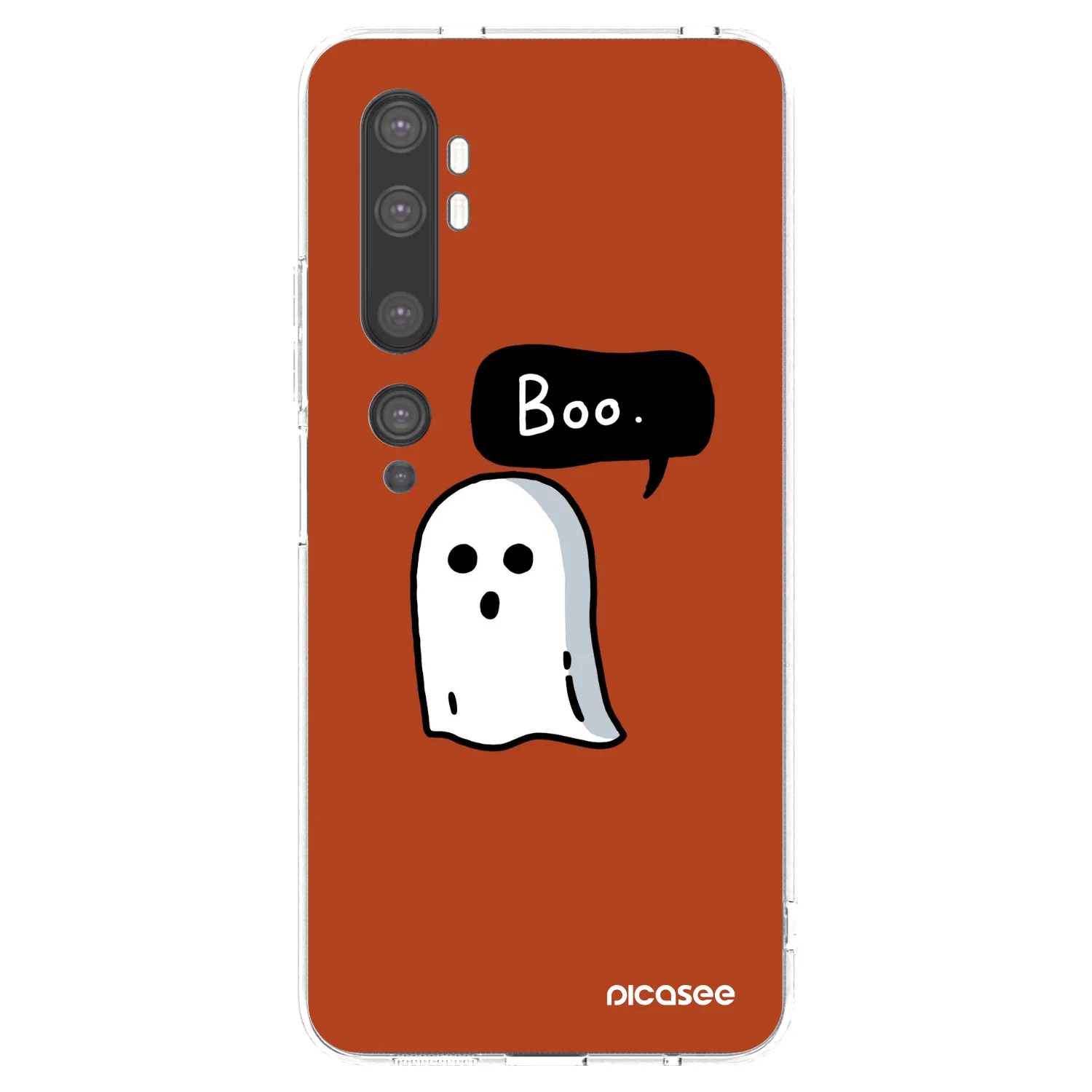 Picasee husă transparentă din silicon pentru Xiaomi Mi Note 10 (Pro) - Boo