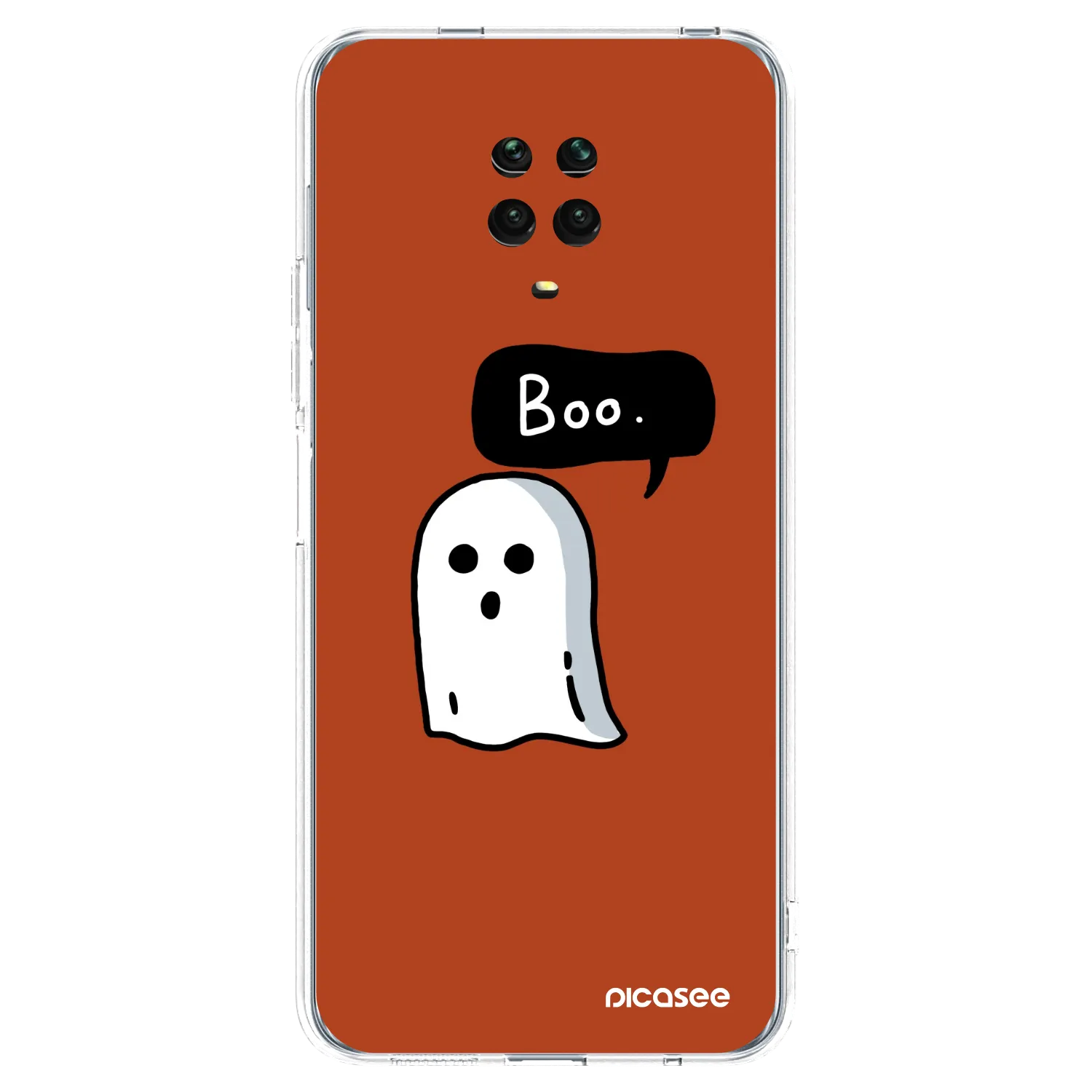 Picasee husă transparentă din silicon pentru Xiaomi Redmi Note 9S - Boo