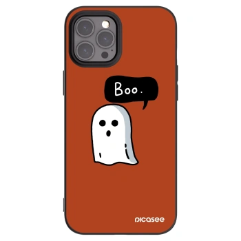 Picasee husă neagră din silicon pentru Apple iPhone 12 Pro Max - Boo