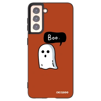 Picasee husă neagră din silicon pentru Samsung Galaxy S21 5G G991B - Boo