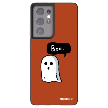 Picasee husă neagră din silicon pentru Samsung Galaxy S21 Ultra 5G G998B - Boo
